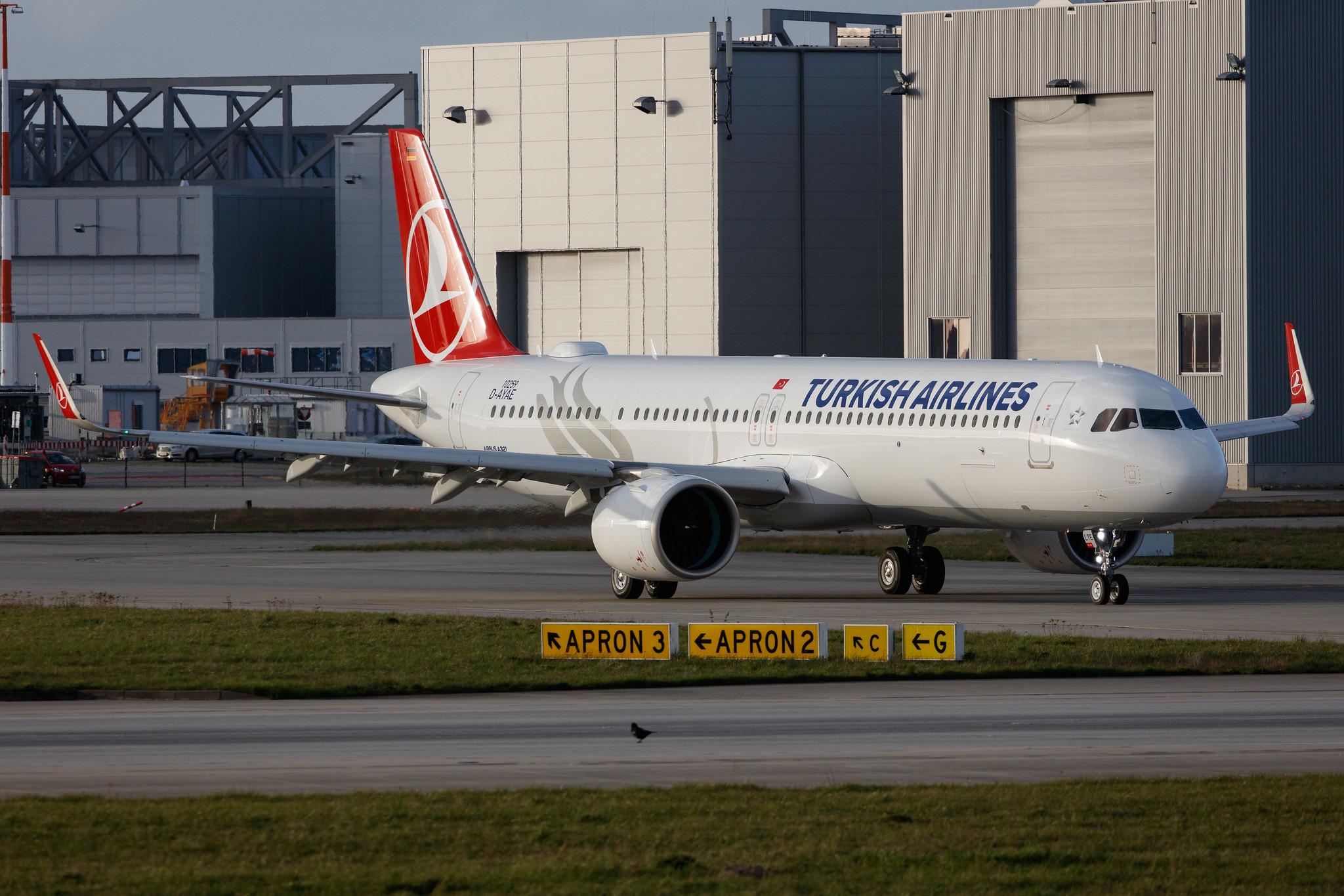 Hamburg Finkenwerder: Turkish Airlines (TK / THY) |  Airbus A321-271NX A21N | D-AYAE (TC-LTE) | MSN 10259