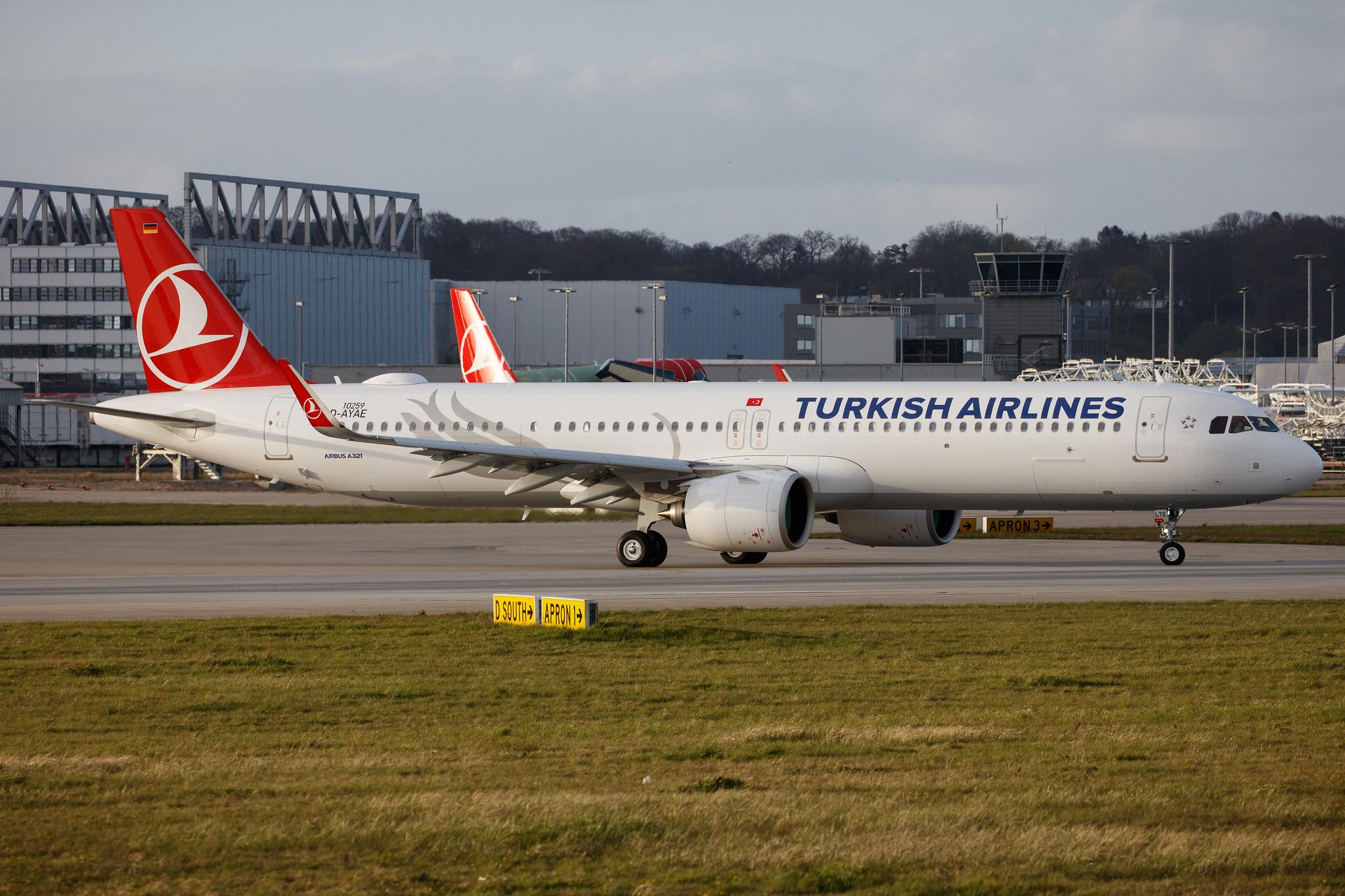 Hamburg Finkenwerder: Turkish Airlines (TK / THY) |  Airbus A321-271NX A21N | D-AYAE (TC-LTE) | MSN 10259