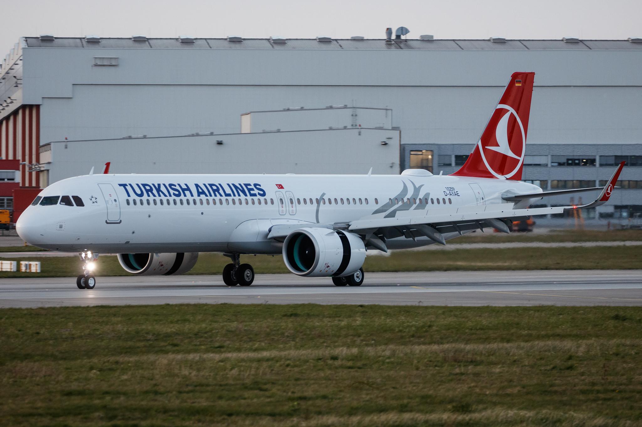 Hamburg Finkenwerder: Turkish Airlines (TK / THY) |  Airbus A321-271NX A21N | D-AYAE (TC-LTE) | MSN 10259