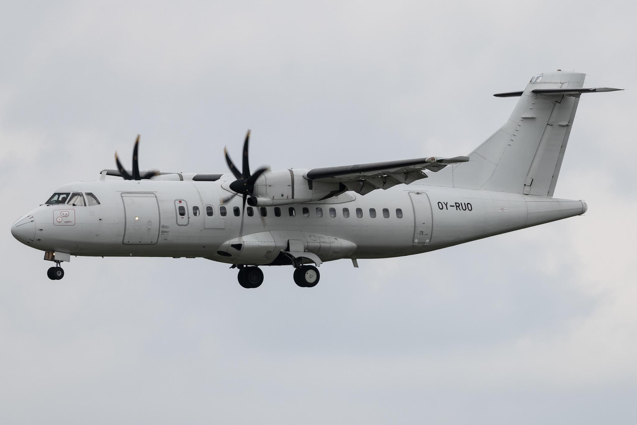 Hamburg Airport: Danish Air Transport (DX / DTR) | Operator: DAT |  ATR 42-500 AT45 | OY-RUO | MSN 0514