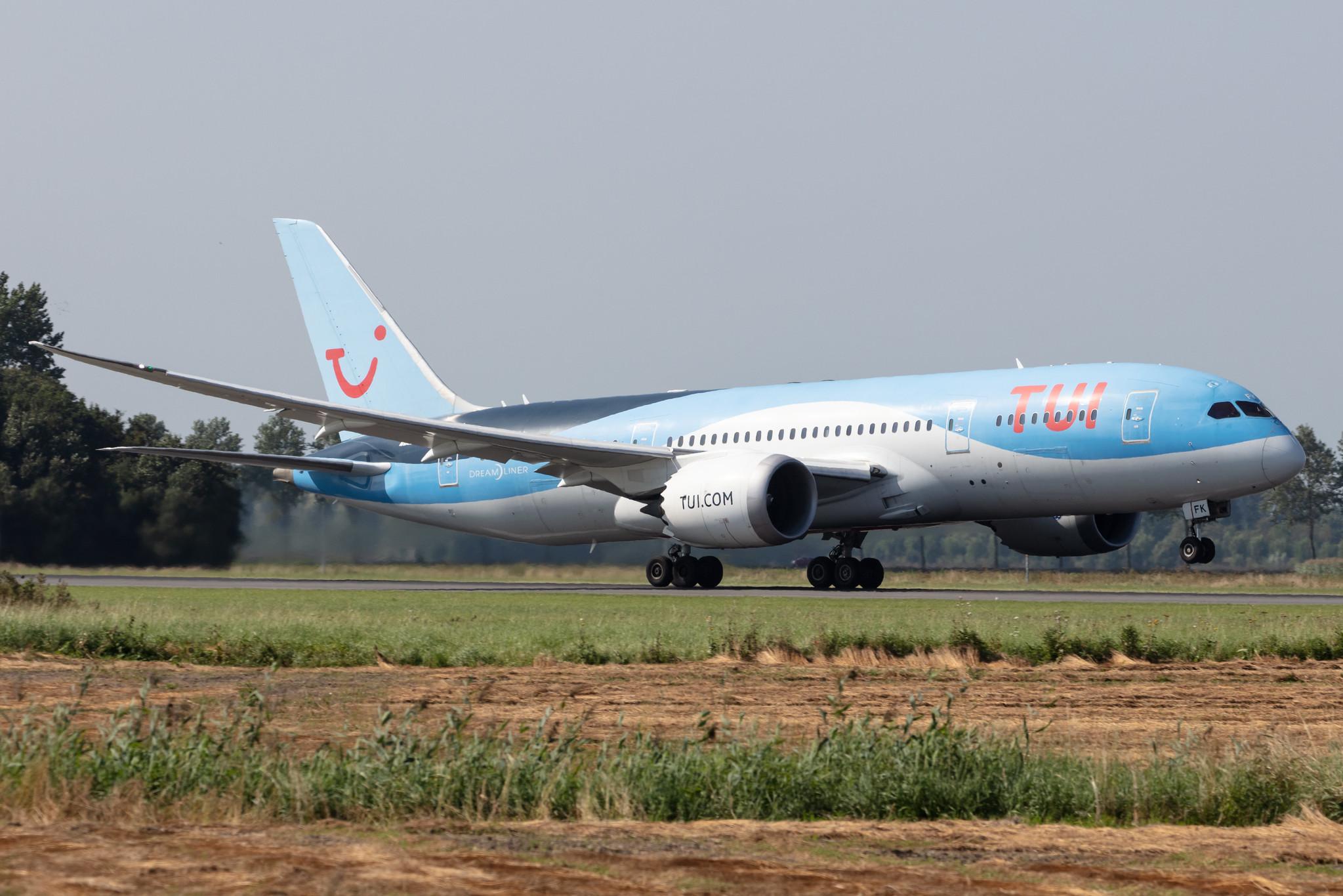 Amsterdam Schiphol: TUI (X3 / TUI) | Operator: TUI fly Netherlands |  Boeing 787-8 Dreamliner B788 | PH-TFK | MSN 36427