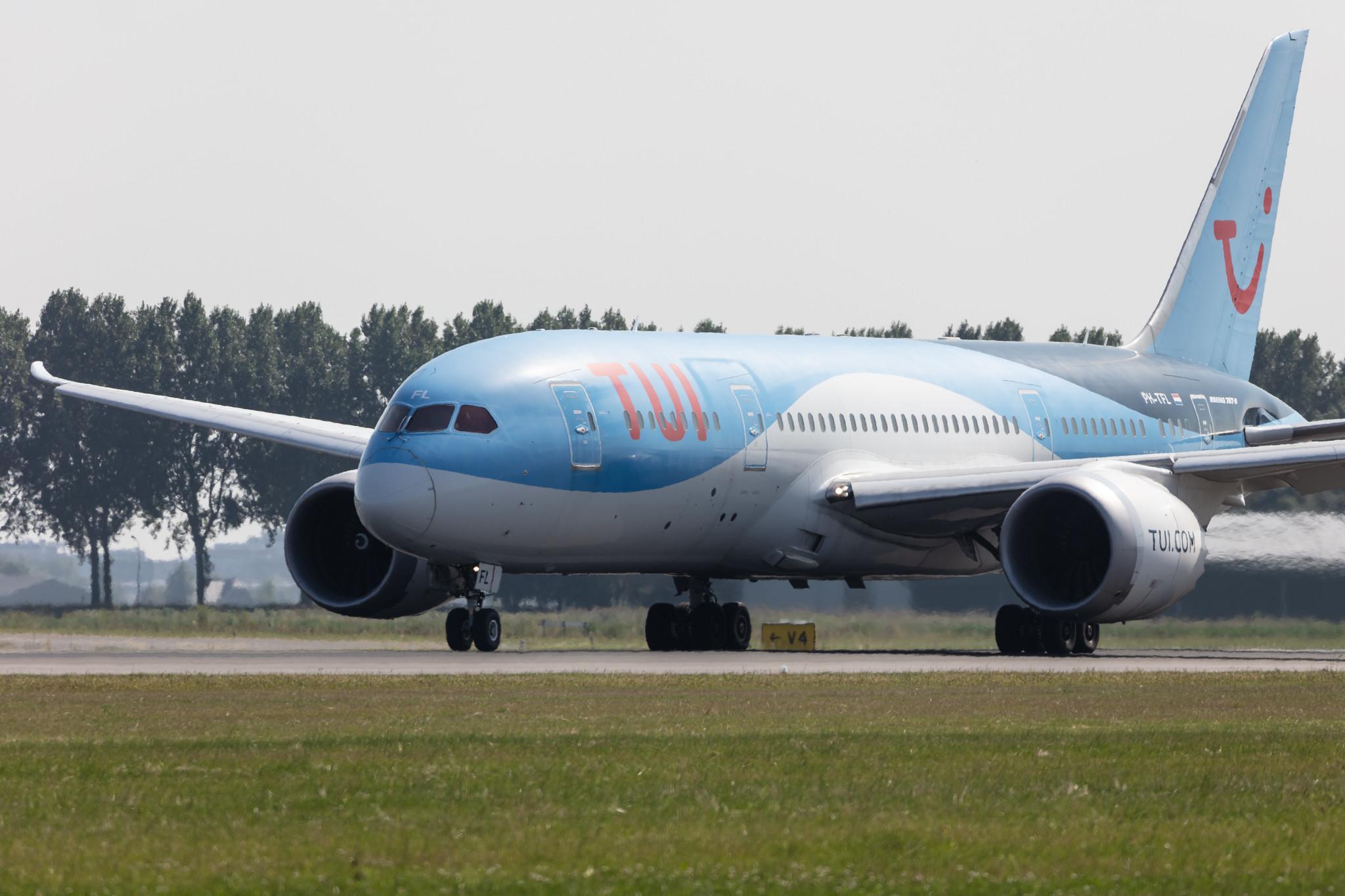 Amsterdam Schiphol: TUI (X3 / TUI) | Operator: TUI fly Netherlands |  Boeing 787-8 Dreamliner B788 | PH-TFL | MSN 37228