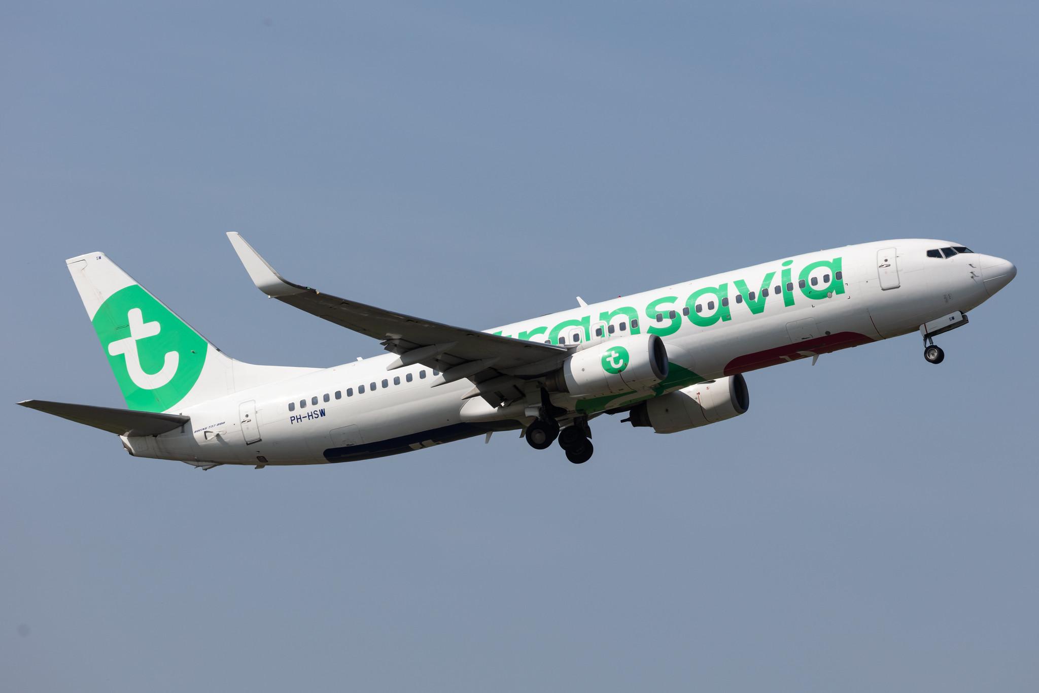 Amsterdam Schiphol: Transavia (HV / TRA) |  Boeing 737-8K2 B738 | PH-HSW | MSN 37160