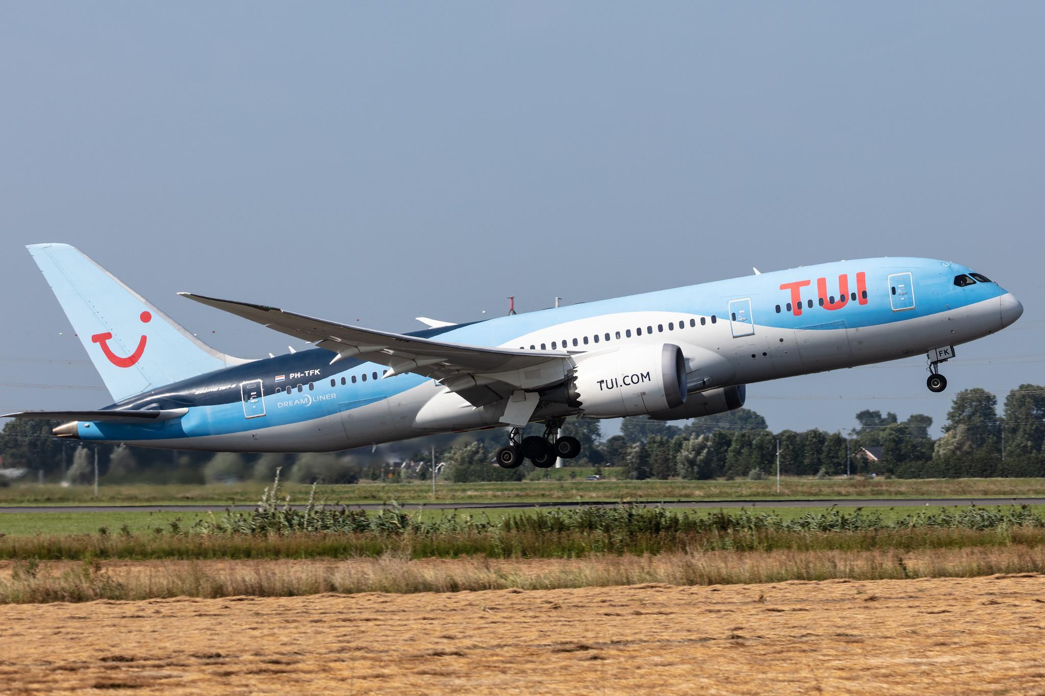 Amsterdam Schiphol: TUI (X3 / TUI) | Operator: TUI fly Netherlands |  Boeing 787-8 Dreamliner B788 | PH-TFK | MSN 36427