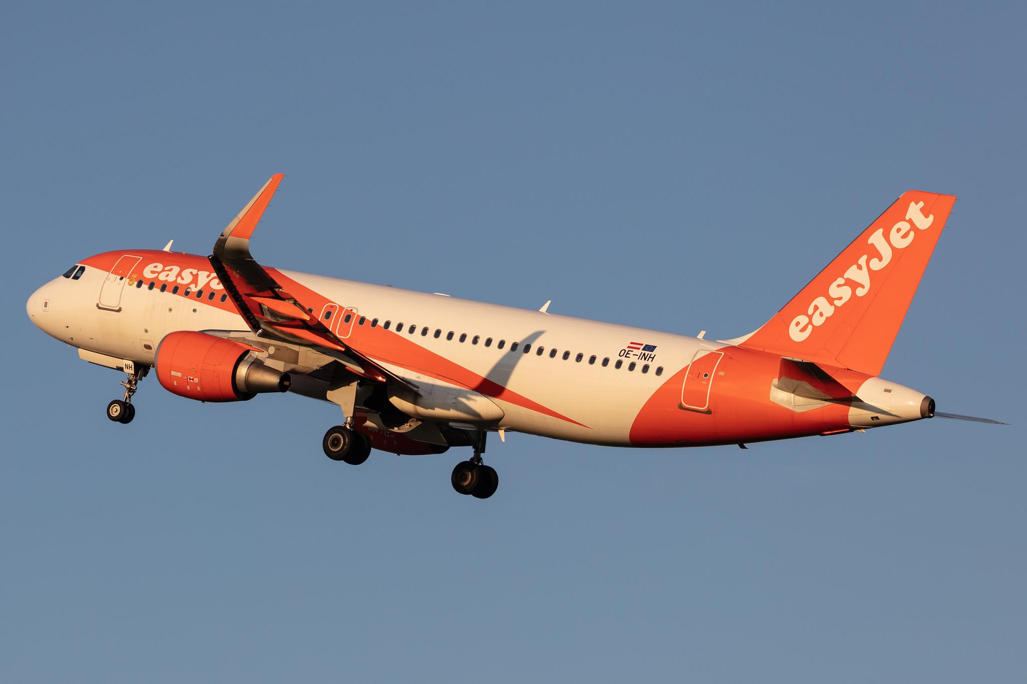 Amsterdam Schiphol: easyJet (U2 / EZY) | Operator: easyJet Europe |  Airbus A320-214 A320 | OE-INH | MSN 7904