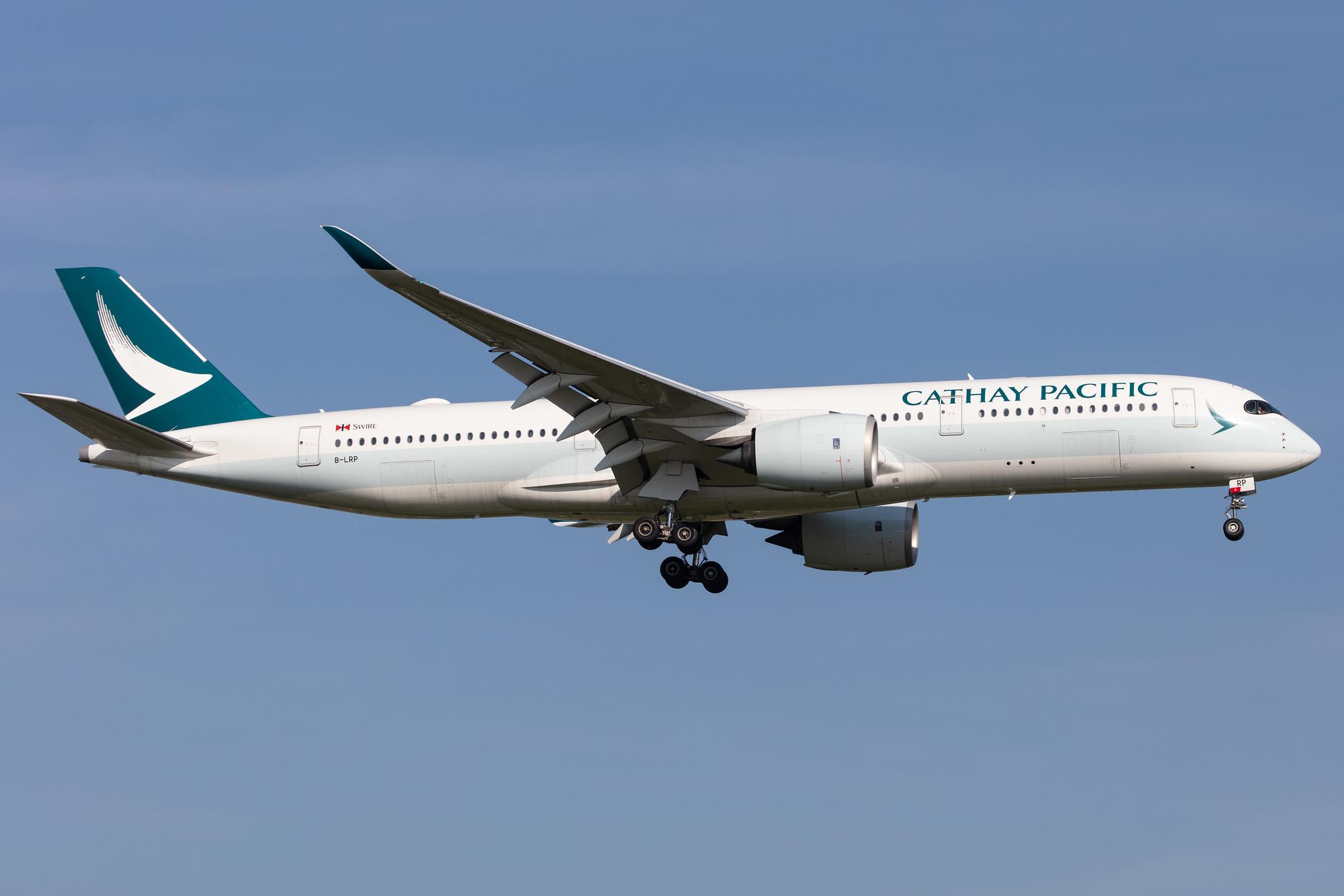 Amsterdam Schiphol: Cathay Pacific (CX / CPA) |  Airbus A350-941 A359 | B-LRP | MSN 101
