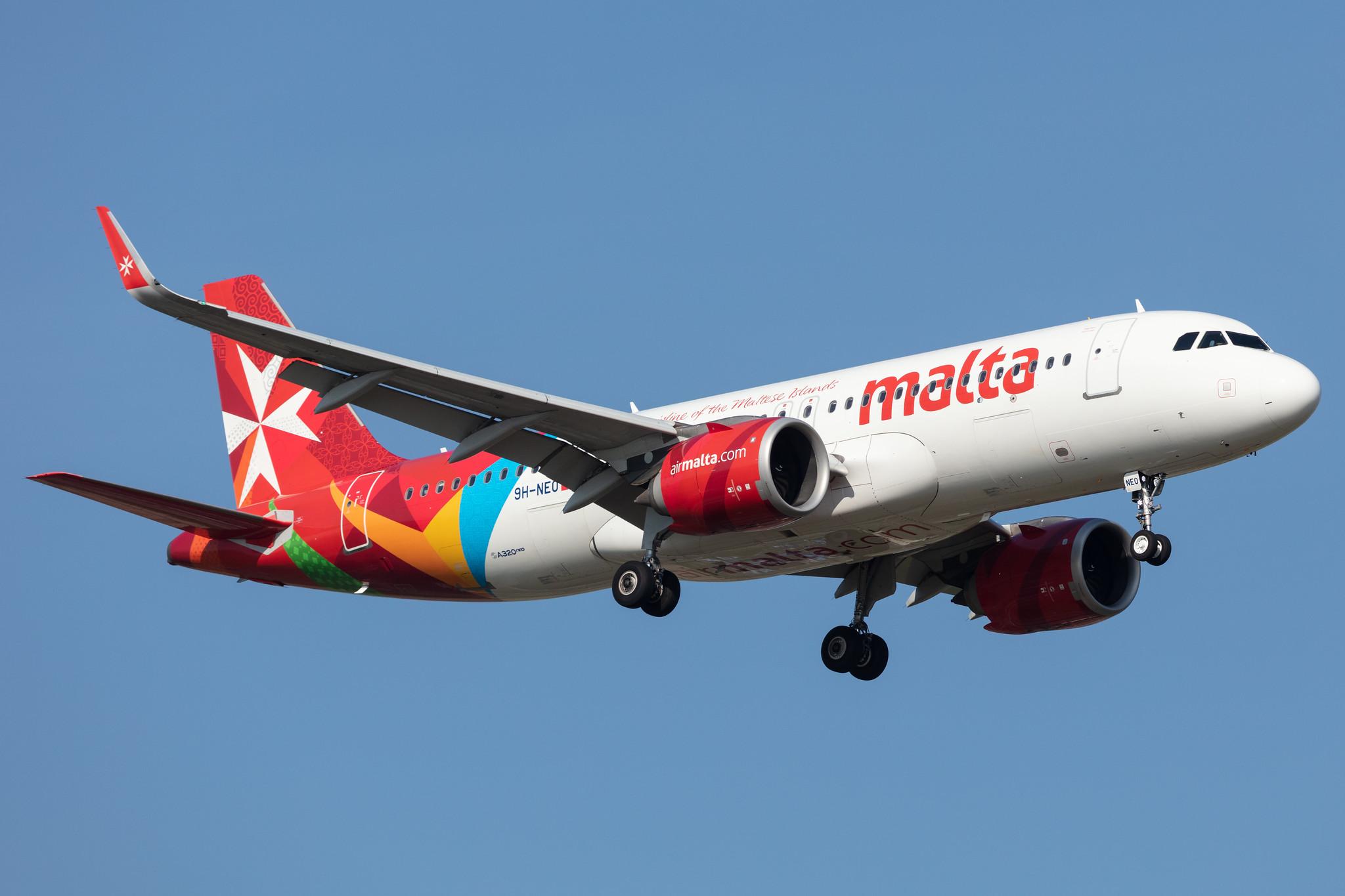 Amsterdam Schiphol: Air Malta (KM / AMC) |  Airbus A320-251N A20N | 9H-NEO | MSN 7875
