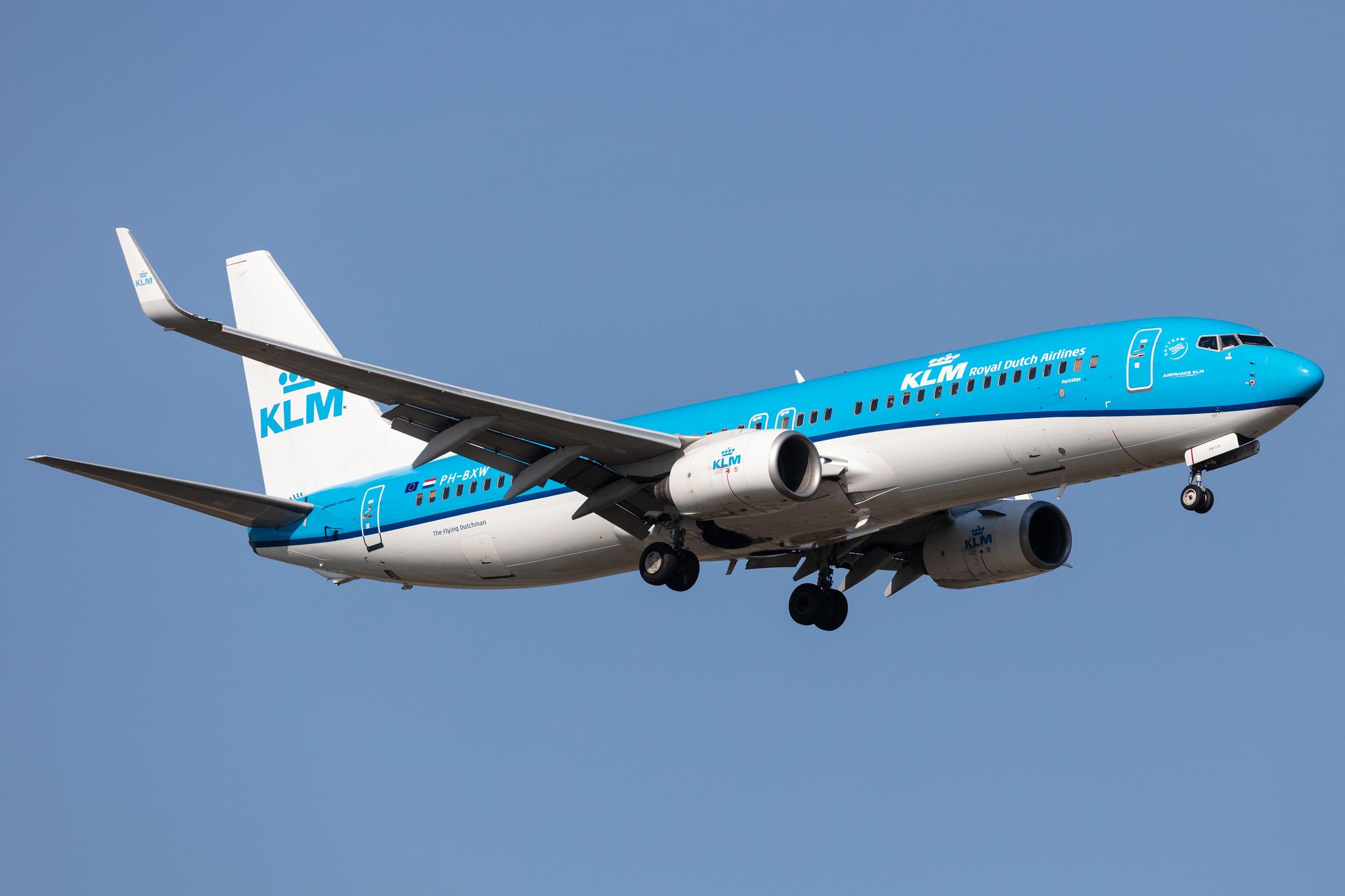 Amsterdam Schiphol: KLM (KL / KLM) |  Boeing 737-8K2 B738 | PH-BXW | MSN 30360