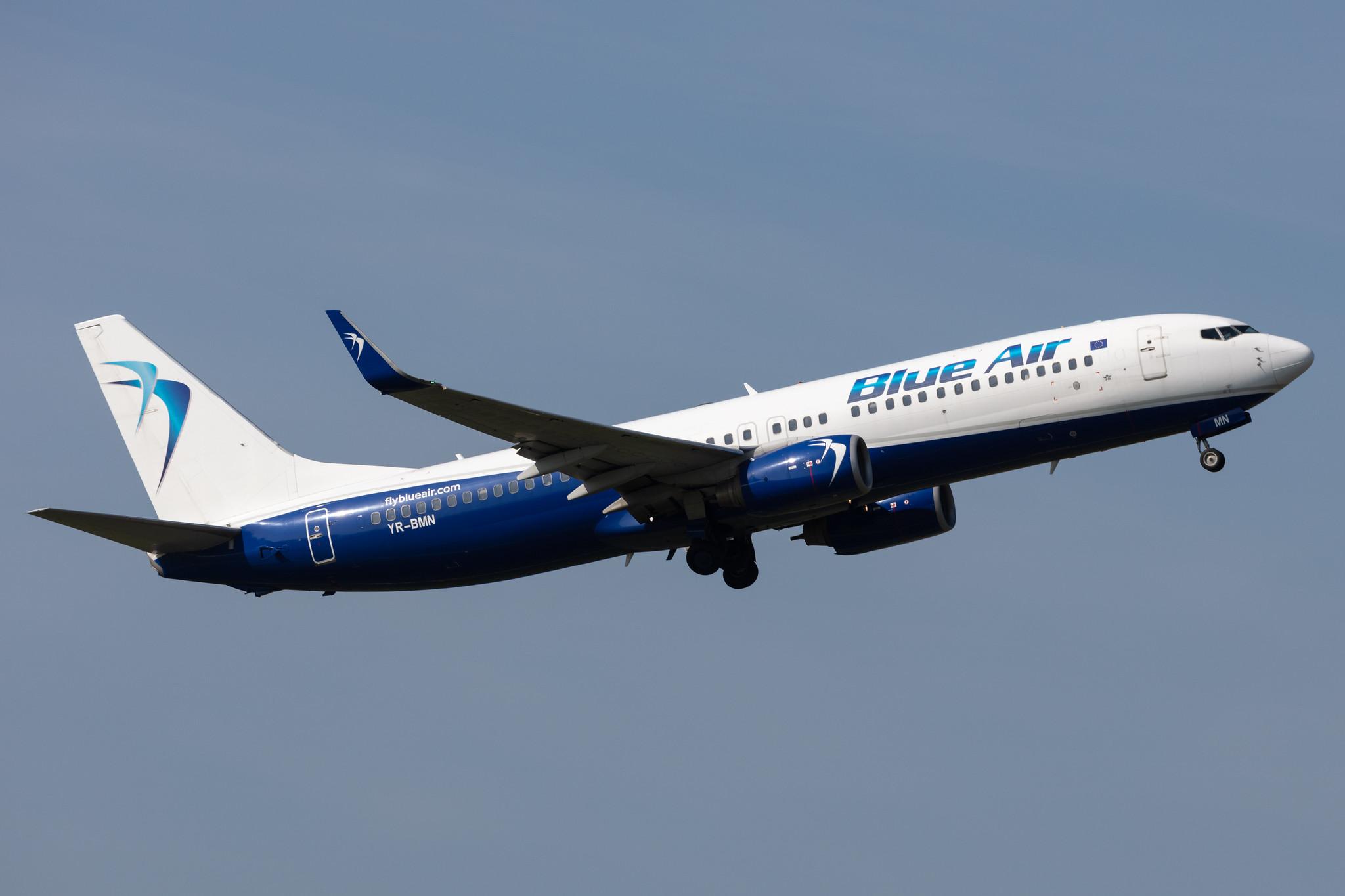 Amsterdam Schiphol: Blue Air (0B / BLA) |  Boeing 737-82R B738 | YR-BMN | MSN 40728