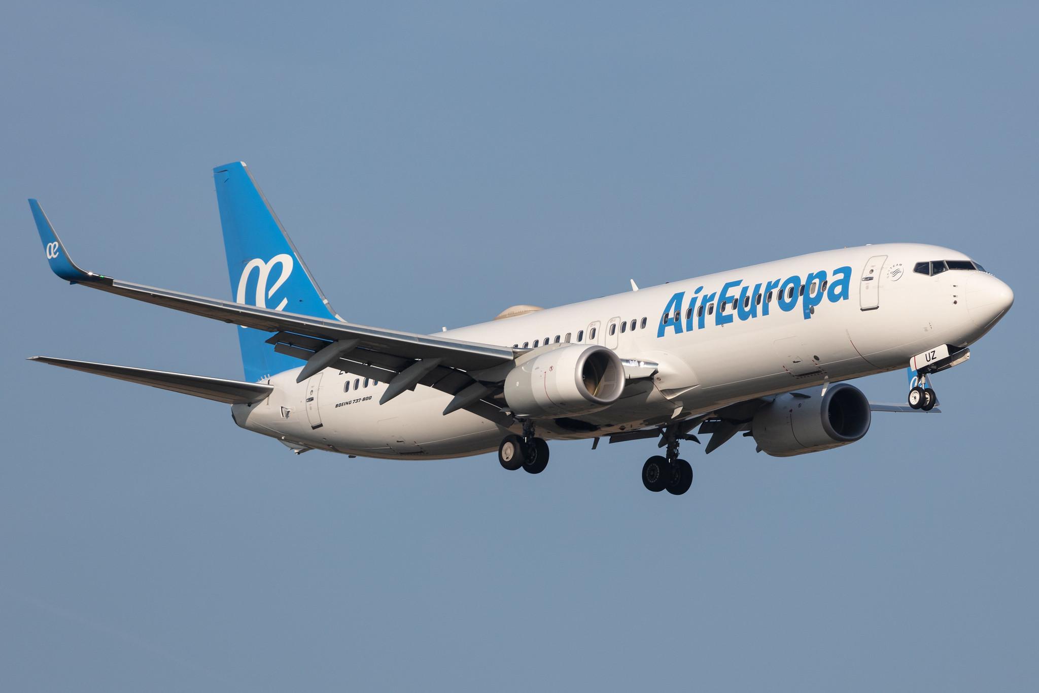 Amsterdam Schiphol: Air Europa (UX / AEA) |  Boeing 737-85P B738 | EC-MUZ | MSN 60589