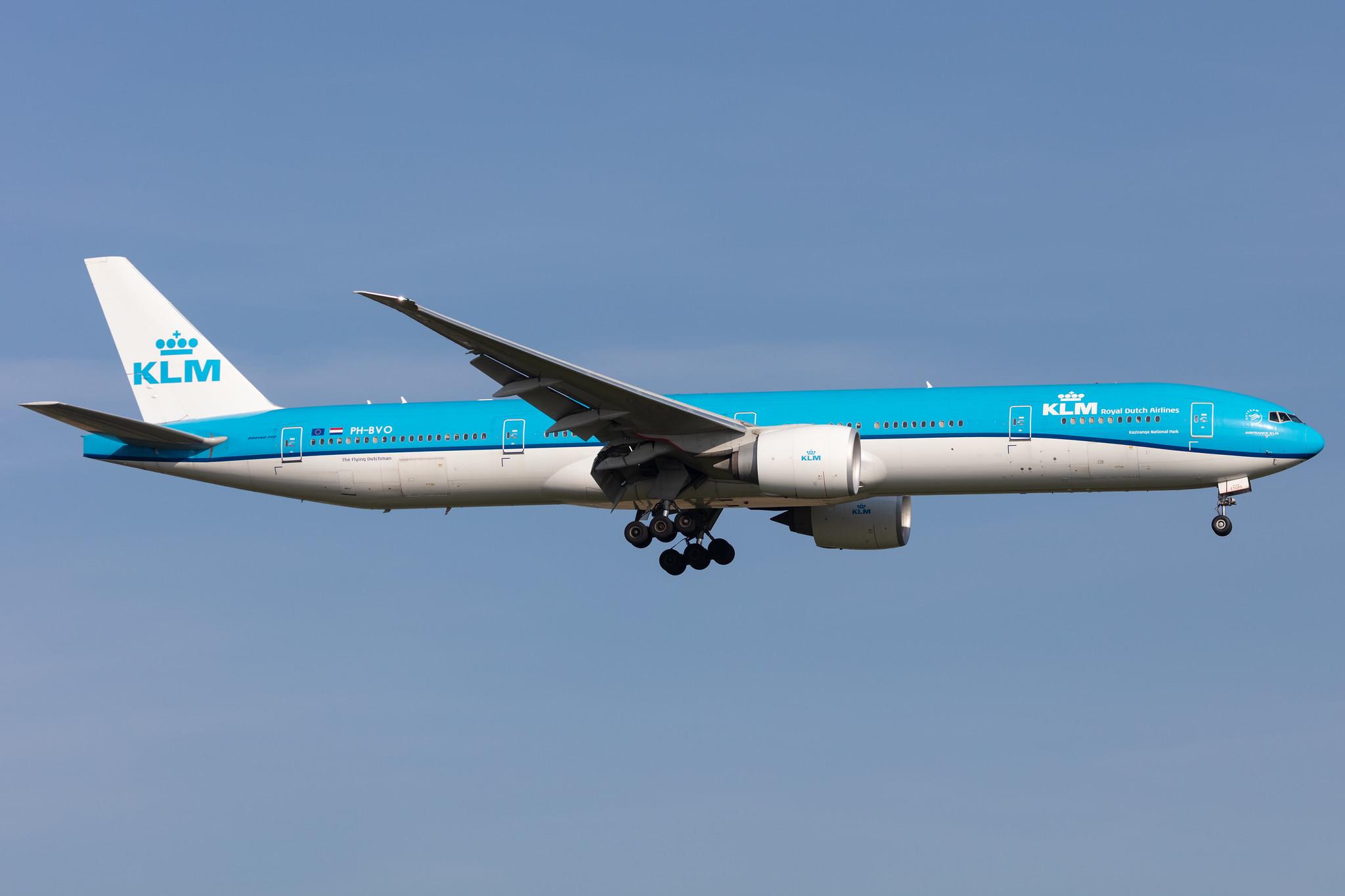 Amsterdam Schiphol: KLM (KL / KLM) |  Boeing 777-306(ER) B77W | PH-BVO | MSN 35946