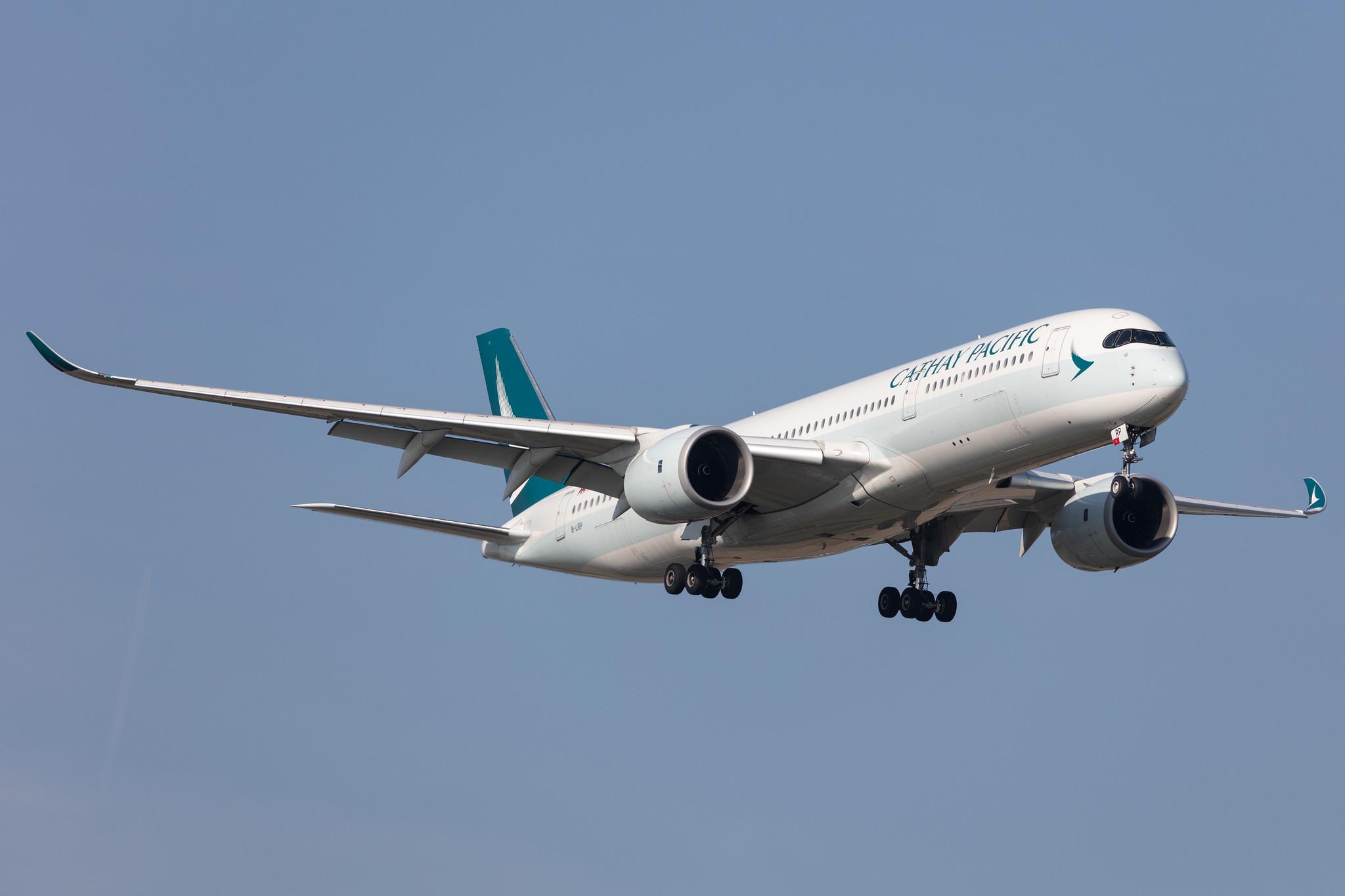 Amsterdam Schiphol: Cathay Pacific (CX / CPA) |  Airbus A350-941 A359 | B-LRP | MSN 101