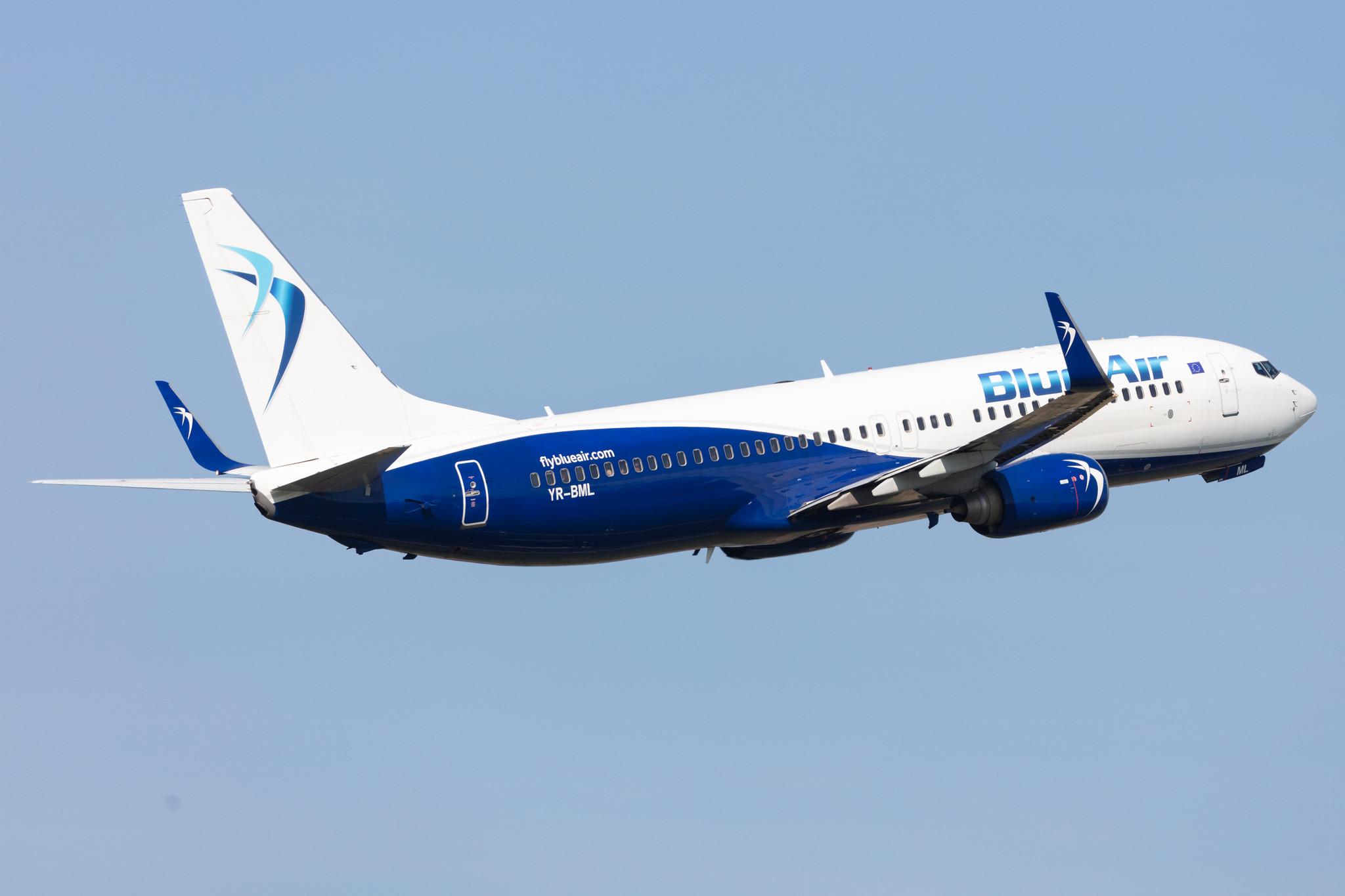 Amsterdam Schiphol: Blue Air (0B / BLA) |  Boeing 737-82R B738 | YR-BML | MSN 40697