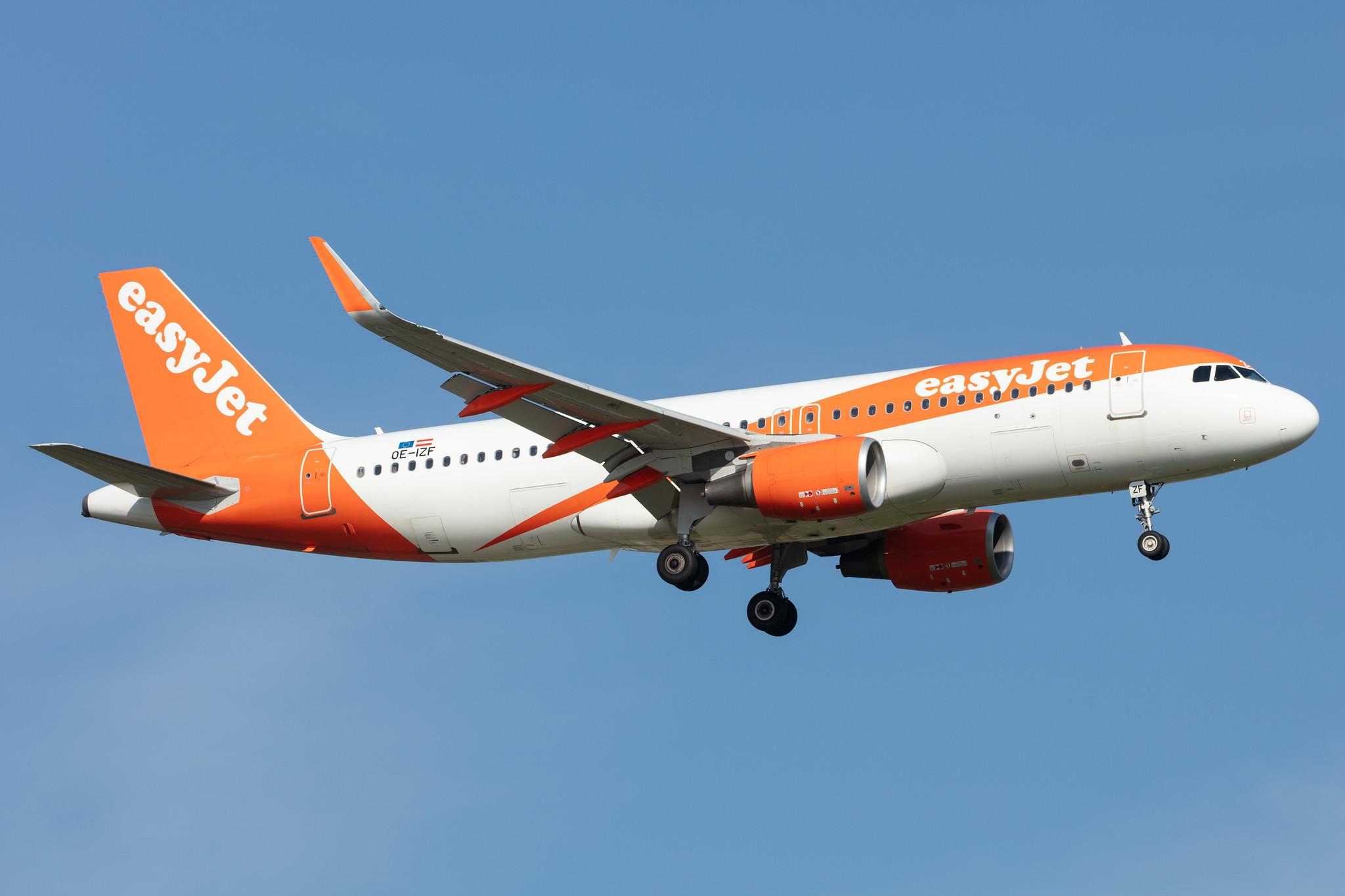 Amsterdam Schiphol: easyJet (U2 / EZY) | Operator: easyJet Europe |  Airbus A320-214 A320 | OE-IZF | MSN 6831