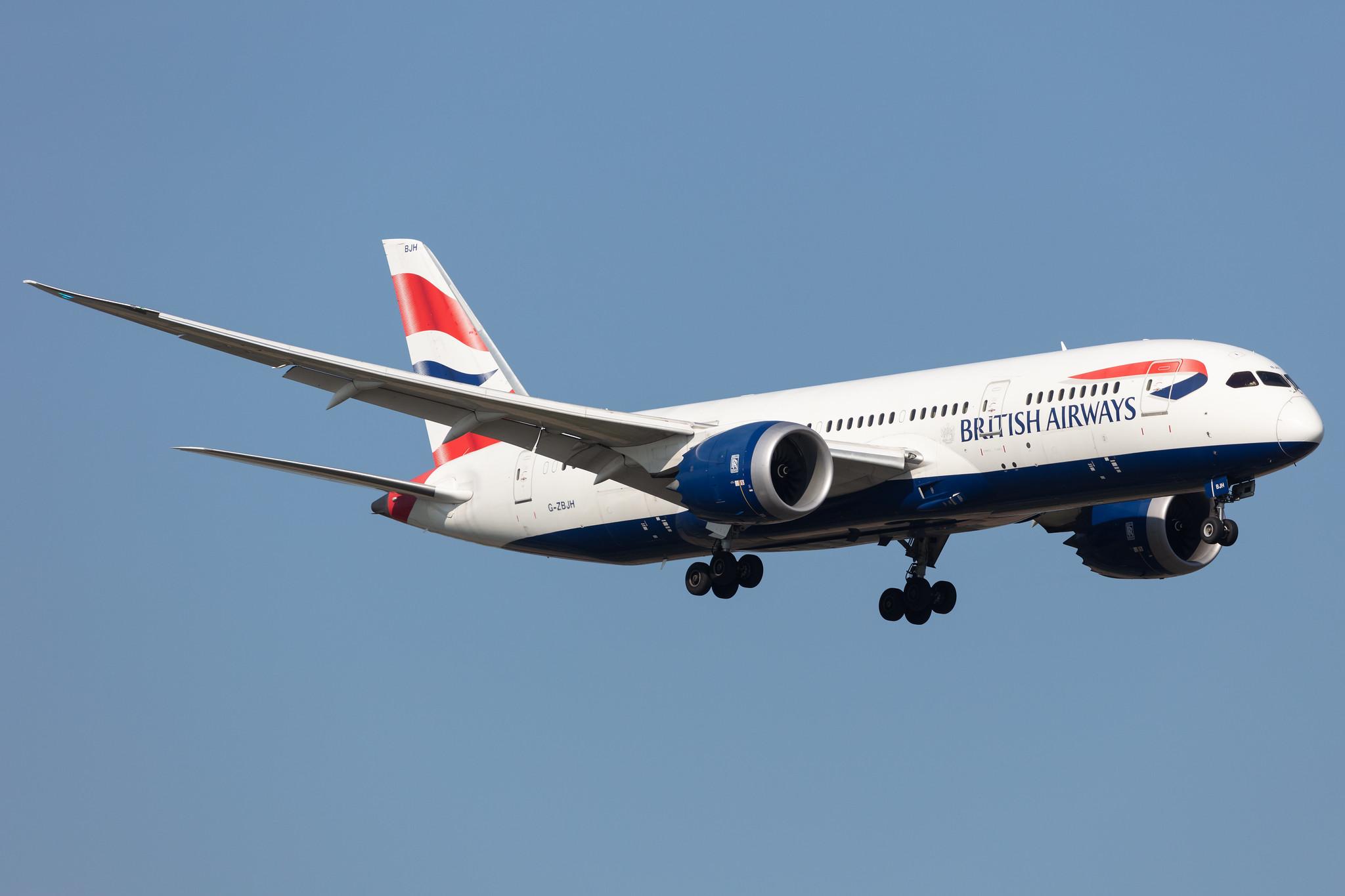 Amsterdam Schiphol: British Airways (BA / BAW) |  Boeing 787-8 Dreamliner B788 | G-ZBJH | MSN 38615