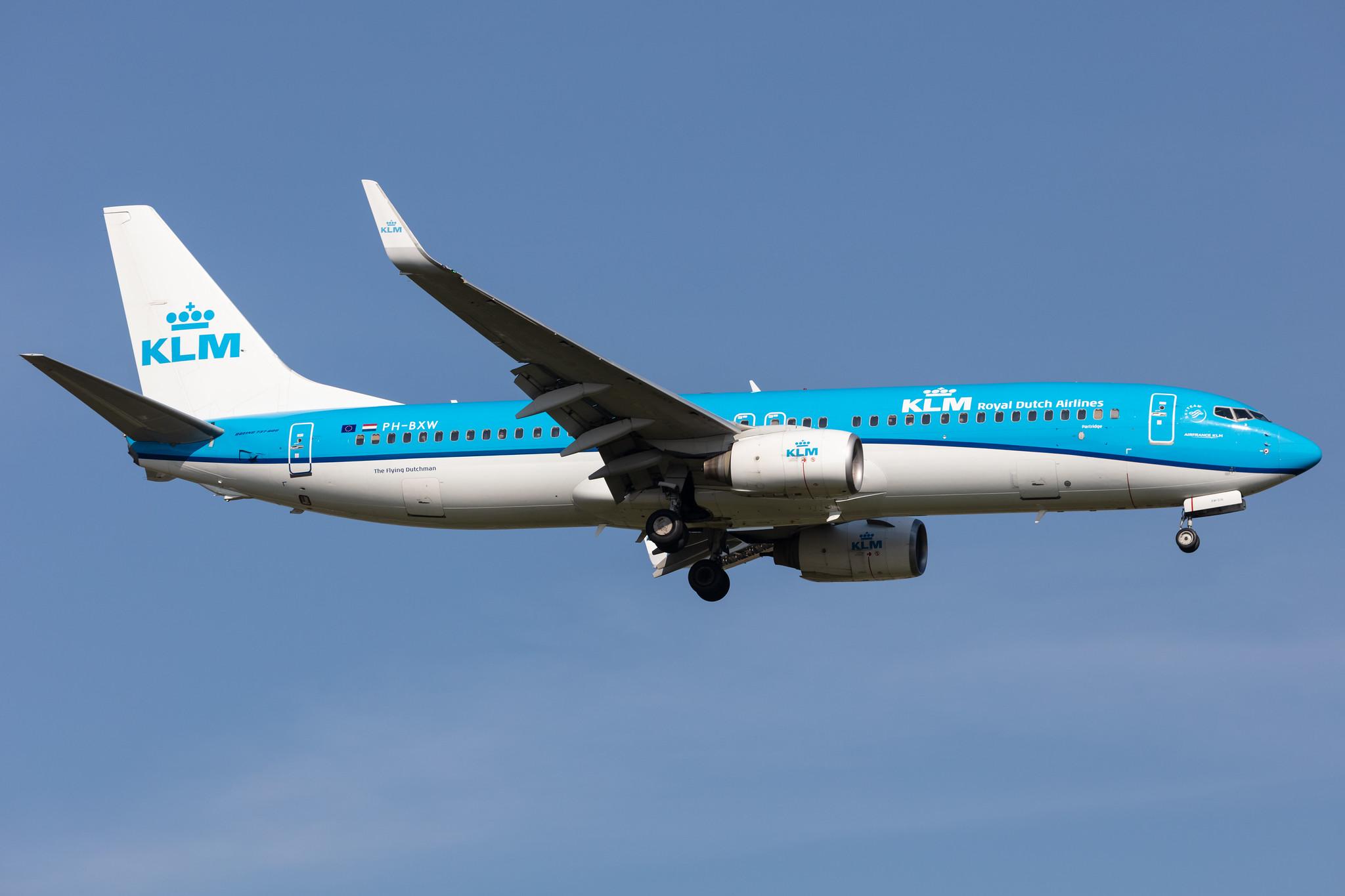 Amsterdam Schiphol: KLM (KL / KLM) |  Boeing 737-8K2 B738 | PH-BXW | MSN 30360