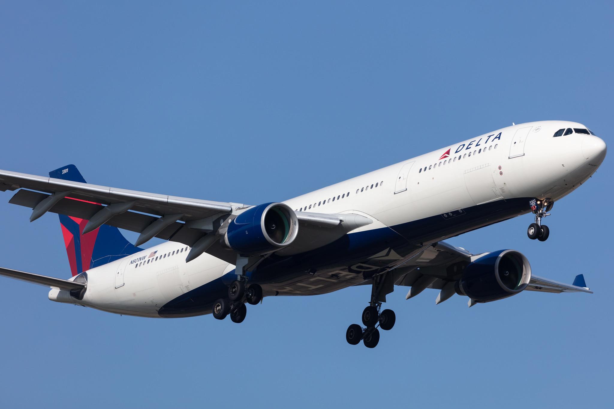 Amsterdam Schiphol: Delta Air Lines (DL / DAL) |  Airbus A330-323 A333 | N801NW | MSN 0524