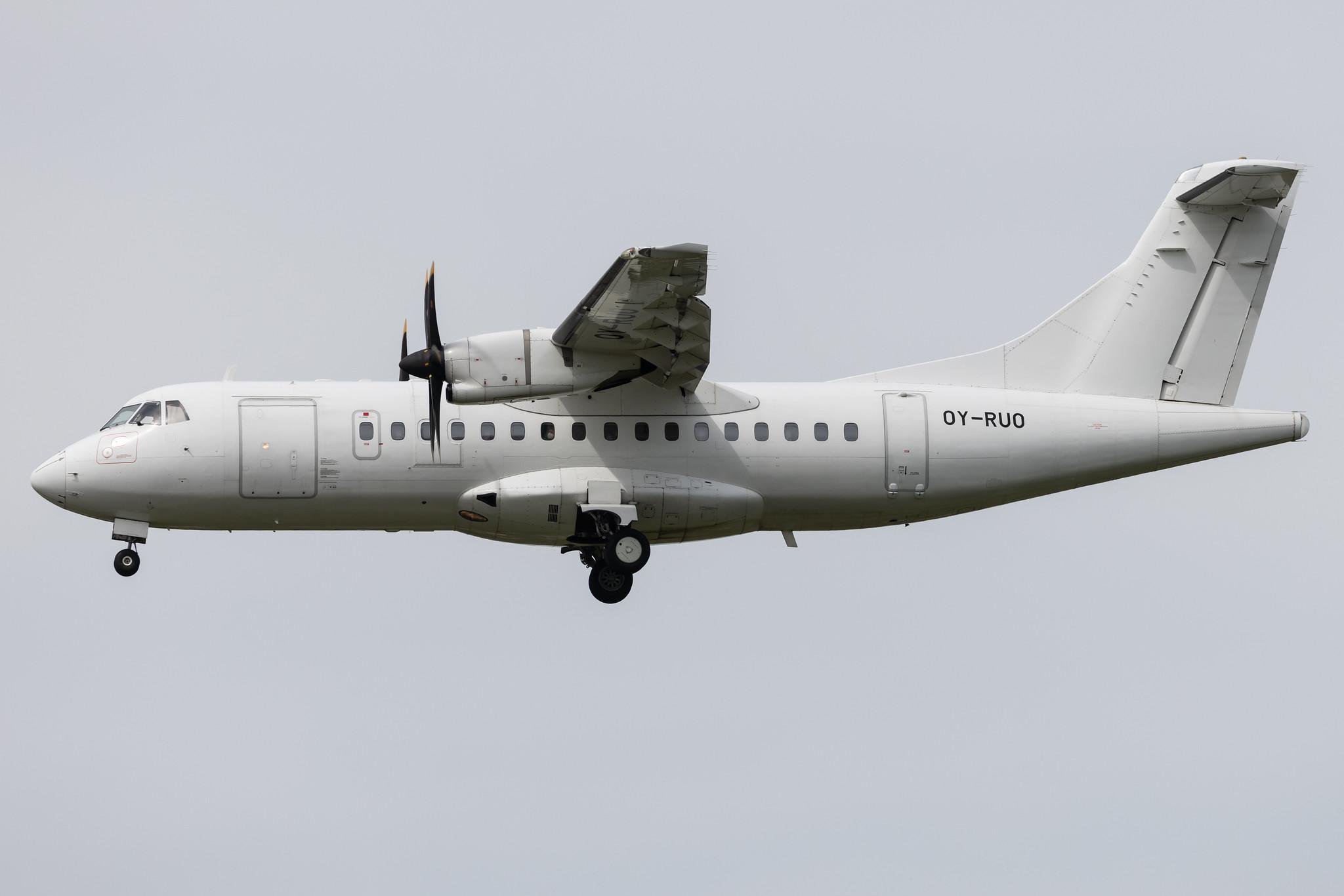 Hamburg Airport: Danish Air Transport (DX / DTR) | Operator: DAT |  ATR 42-500 AT45 | OY-RUO | MSN 0514