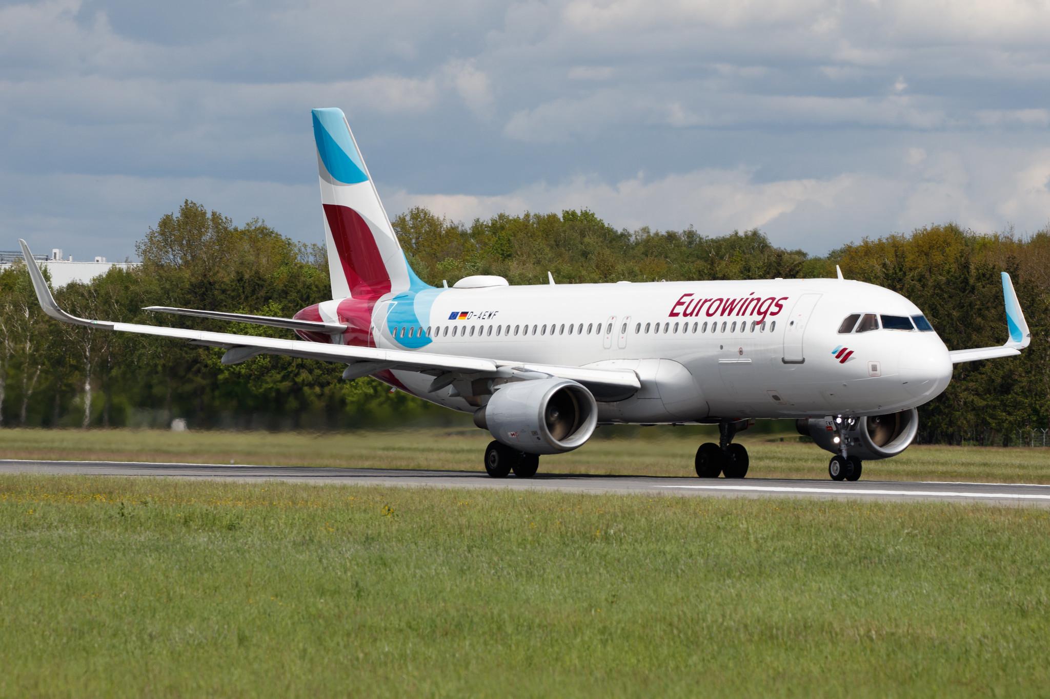 Hamburg Airport: Eurowings (EW / EWG) |  Airbus A320-214 A320 | D-AEWF | MSN 7087
