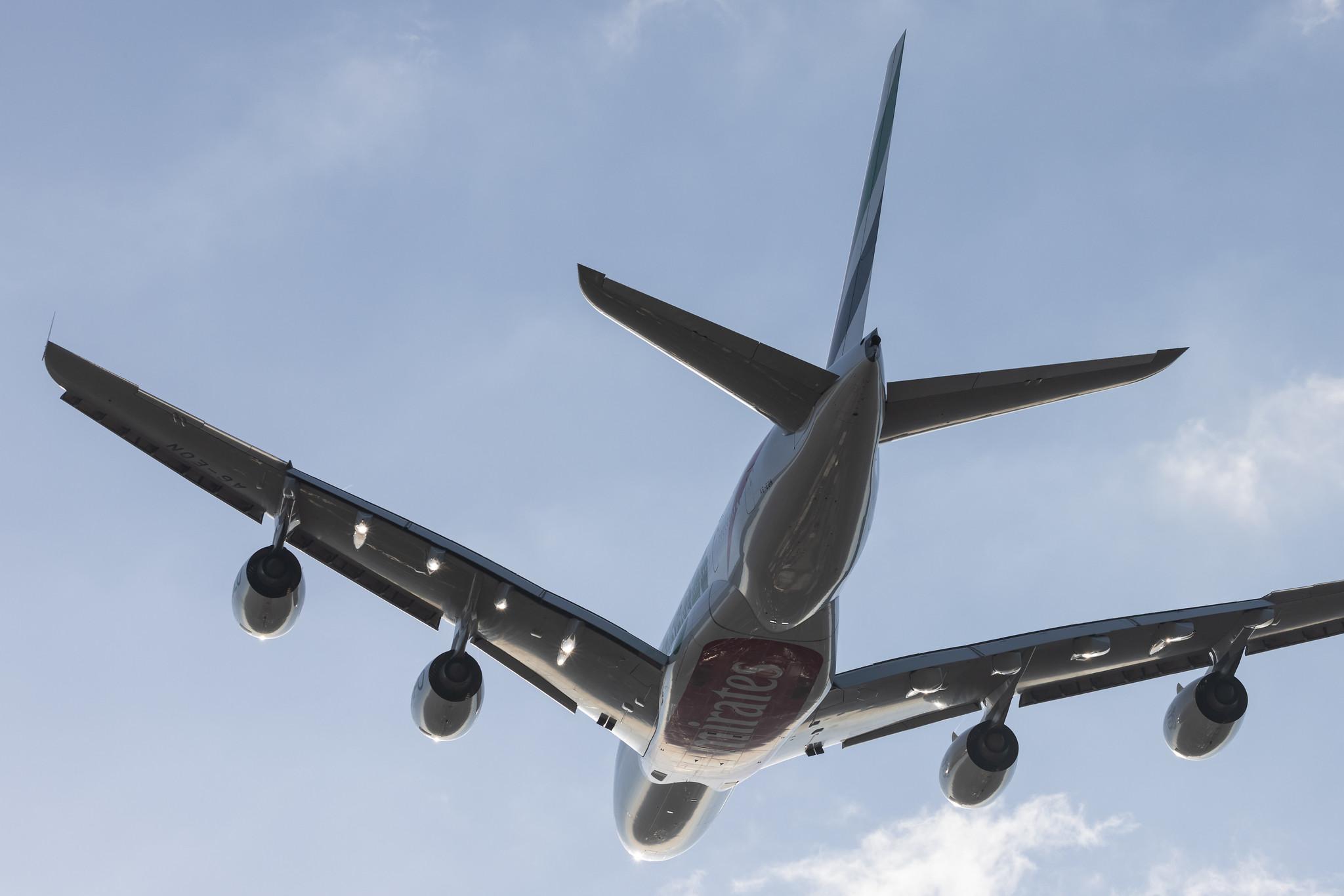 Hamburg Airport: Emirates (EK / UAE) |  Livery: Expo 2020 - Sustainability Livery | Airbus A380-861 A388 | A6-EON | MSN 188