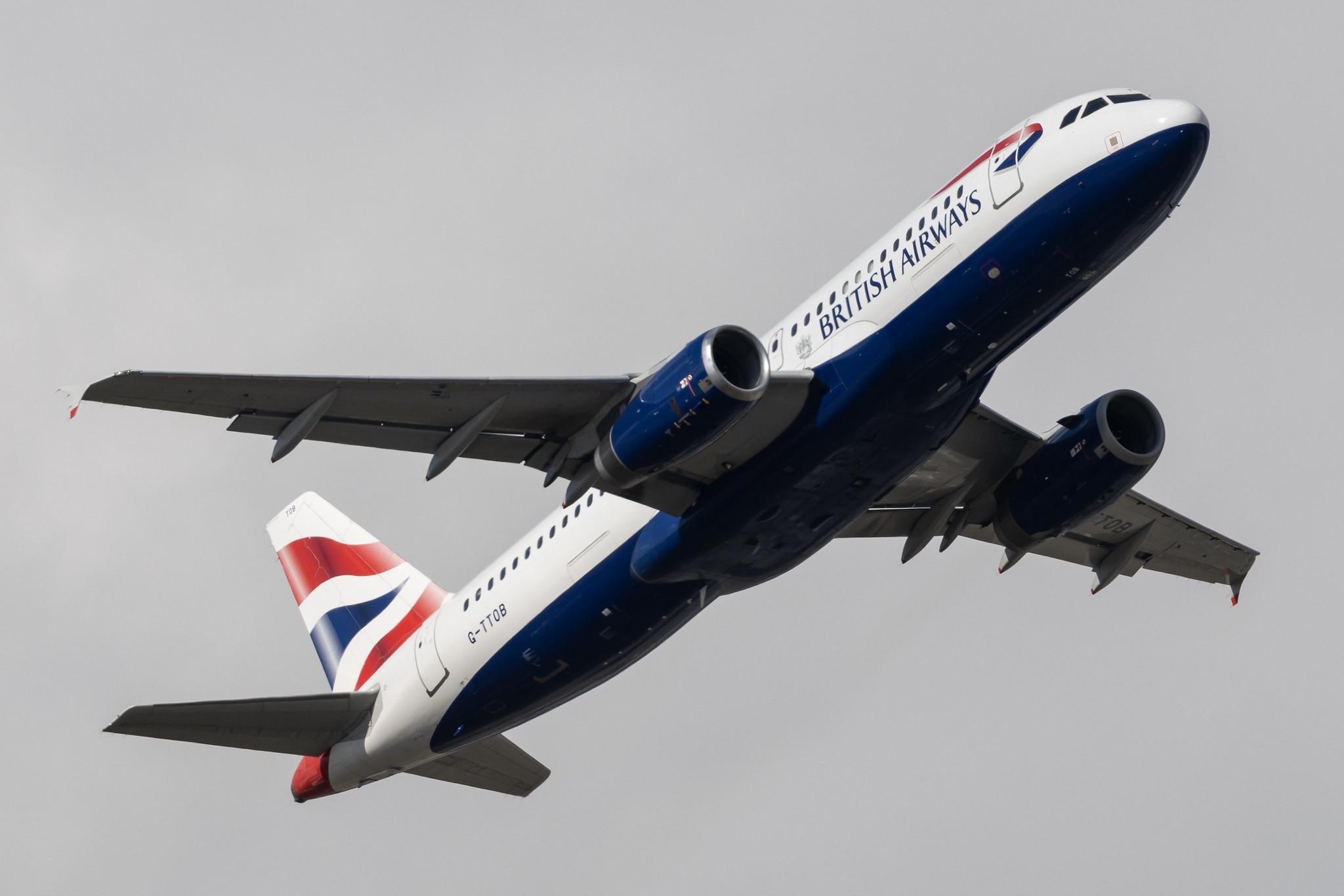 London Heathrow: British Airways (BA / BAW) |  Airbus A320-232 A320 | G-TTOB | MSN 1687