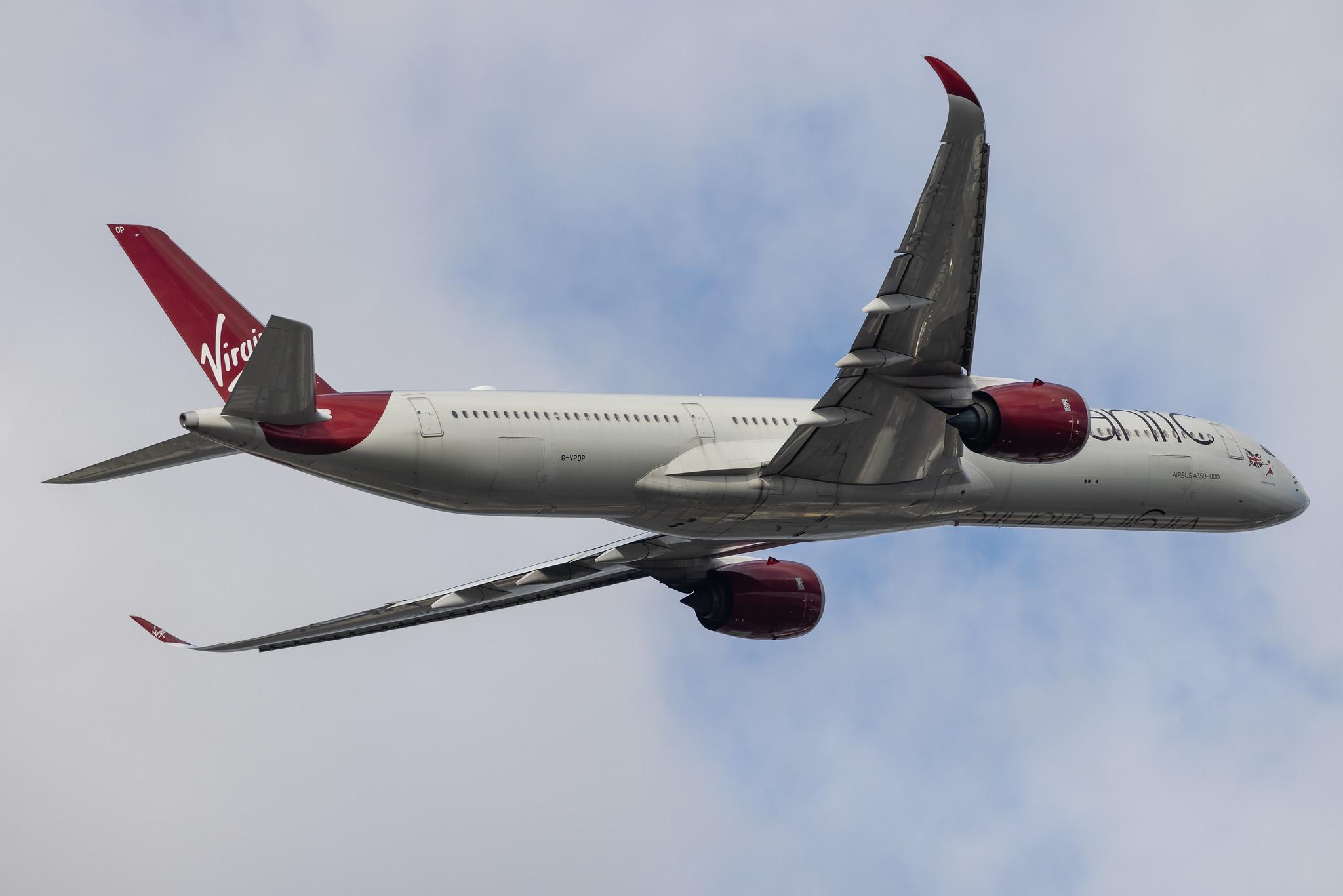 London Heathrow: Virgin Atlantic (VS / VIR) |  Airbus A350-1041 A35K | G-VPOP | MSN 298