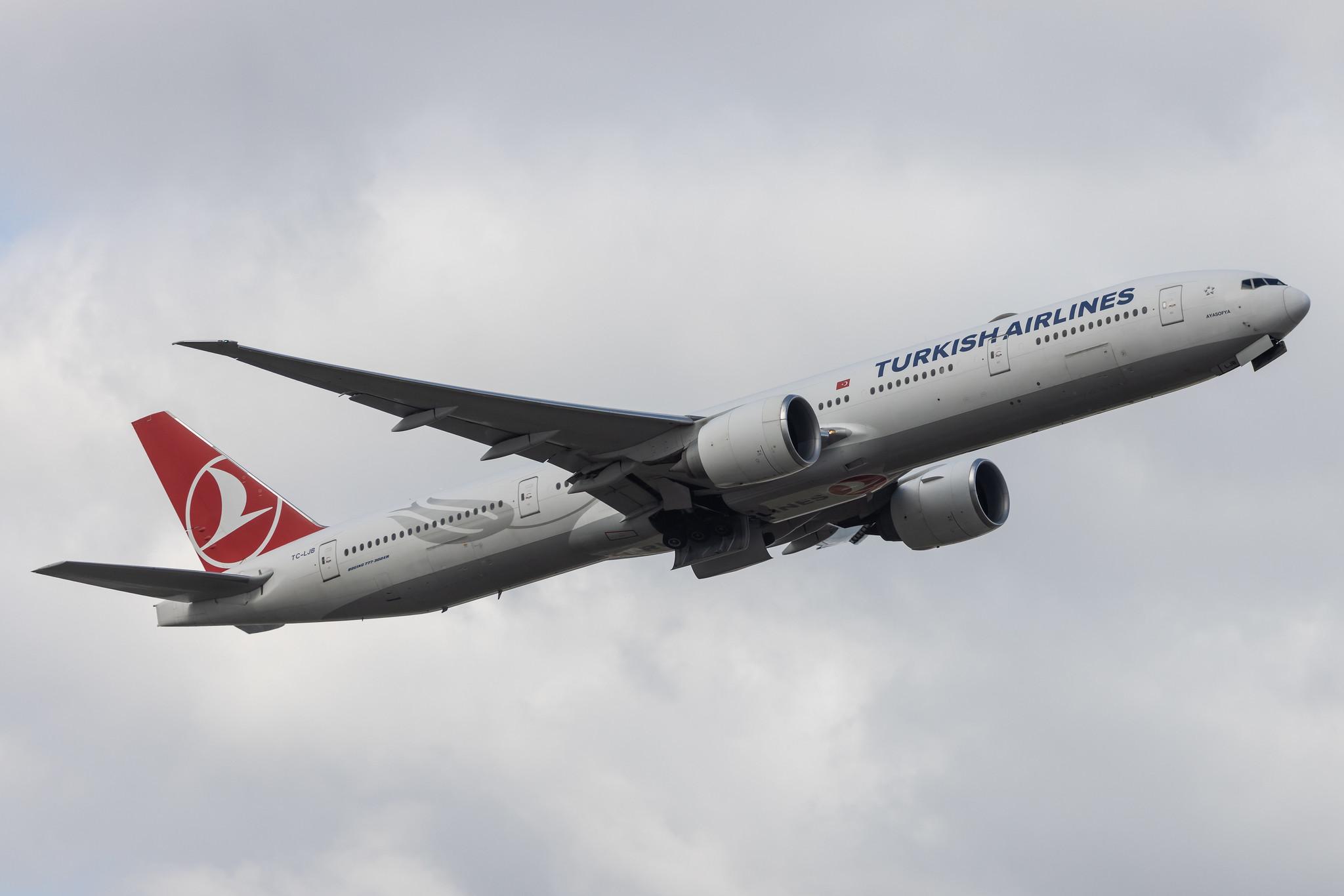 London Heathrow: Turkish Airlines (TK / THY) |  Boeing 777-3F2(ER) B77W | TC-LJB | MSN 44124