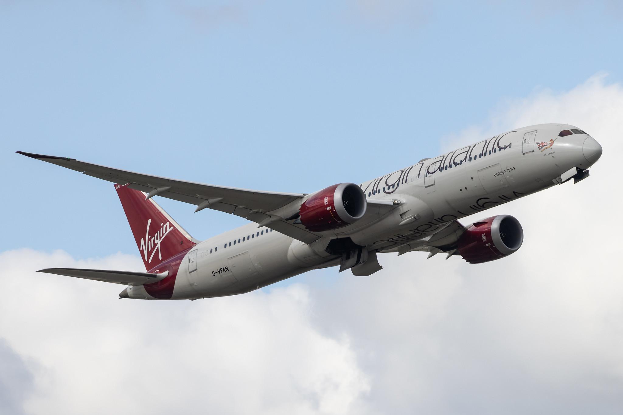 London Heathrow: Virgin Atlantic (VS / VIR) |  Boeing 787-9 Dreamliner B789 | G-VFAN | MSN 37977