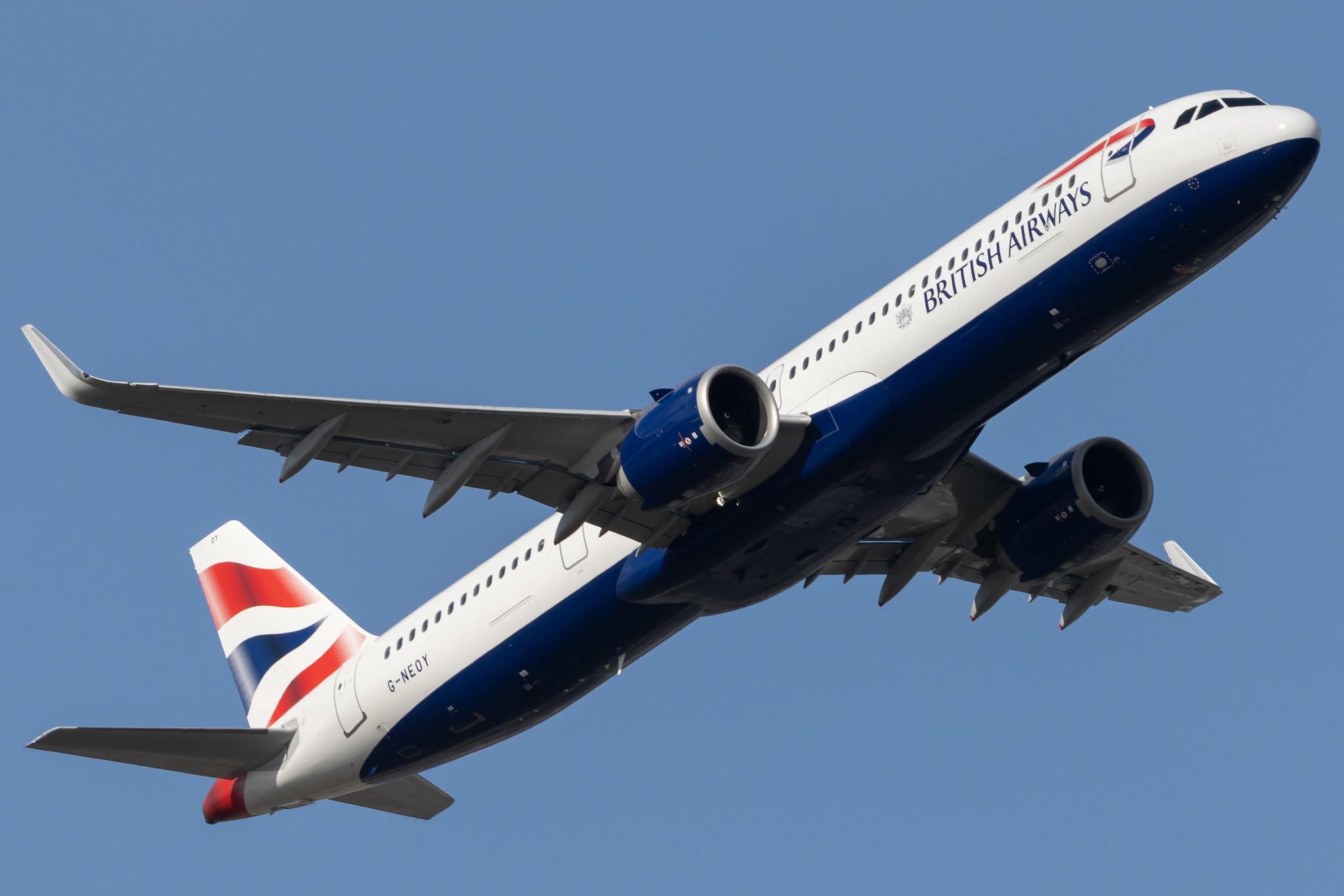 London Heathrow: British Airways (BA / BAW) |  Airbus A321-251NX A21N | G-NEOY | MSN 9209