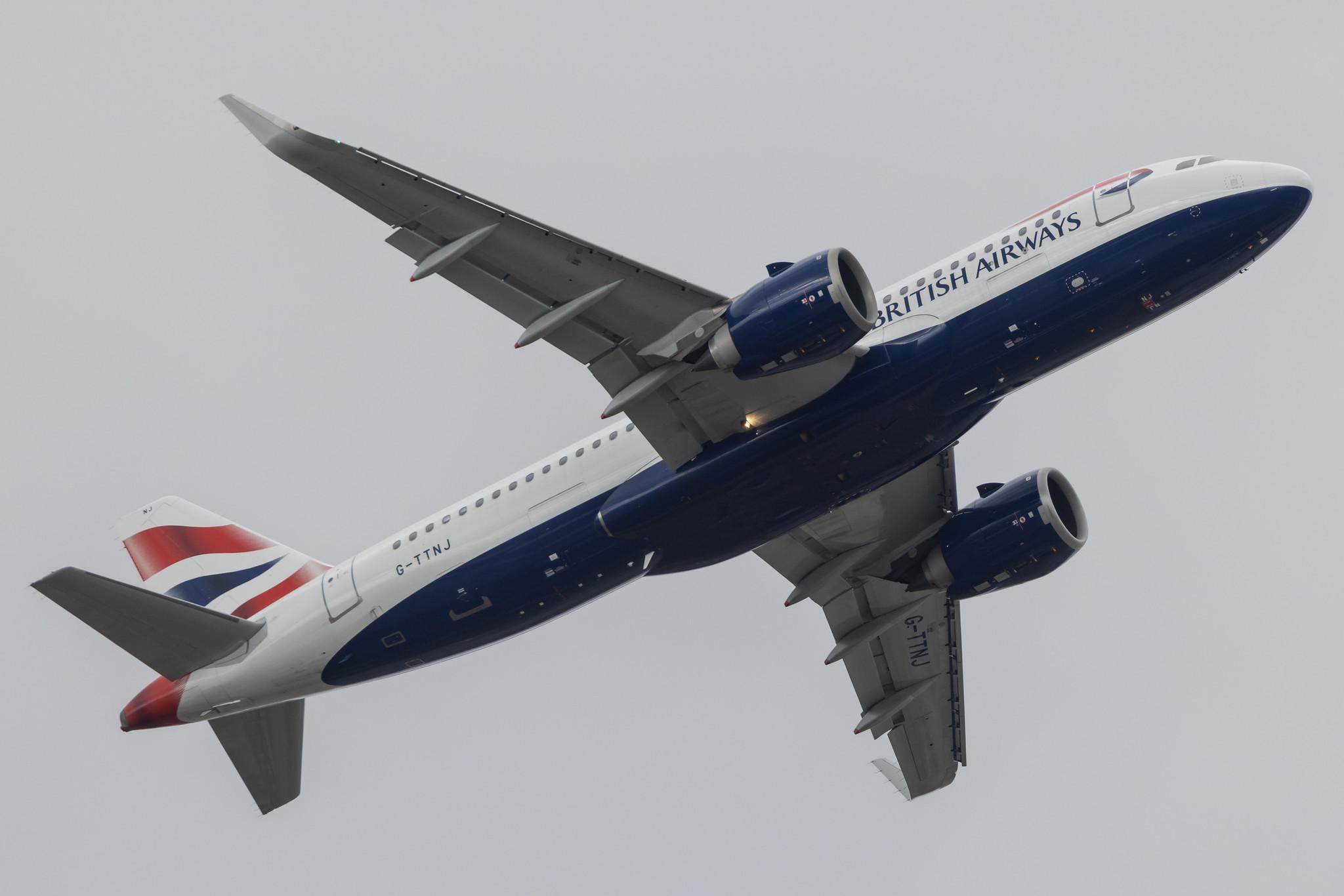 London Heathrow: British Airways (BA / BAW) |  Airbus A320-251N A20N | G-TTNJ | MSN 8772