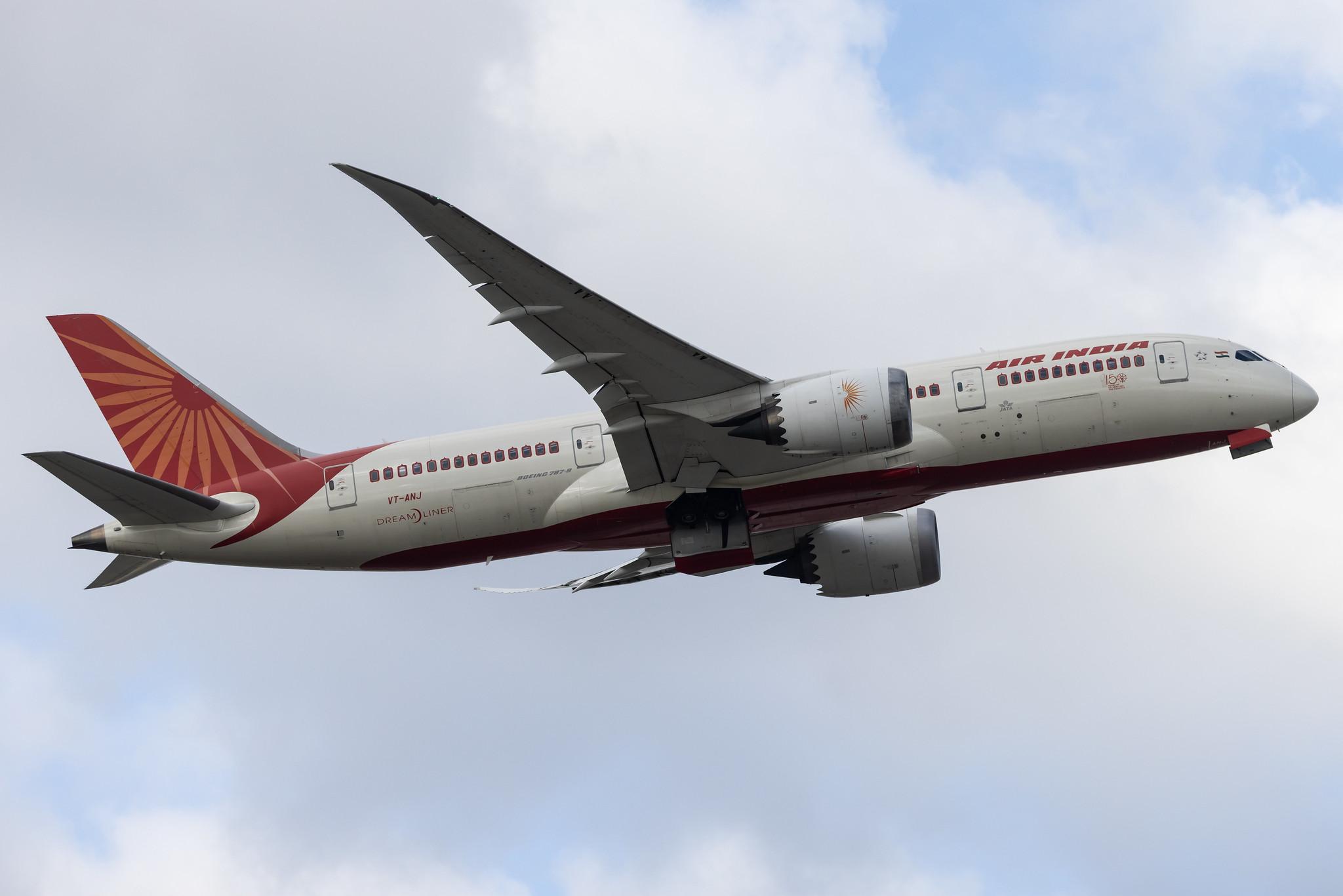 London Heathrow: Air India (AI / AIC) |  Boeing 787-8 Dreamliner B788 | VT-ANJ | MSN 36281