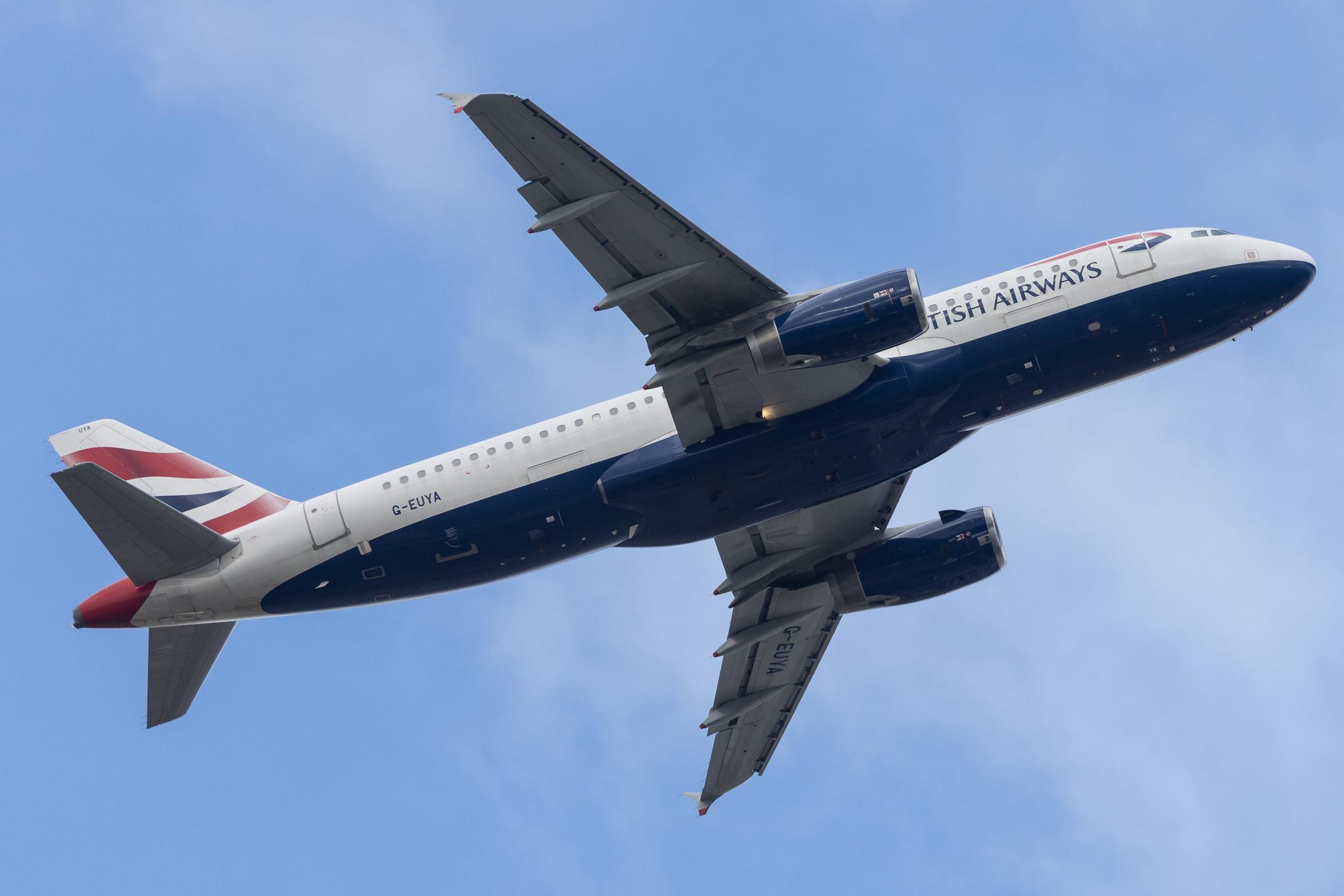 London Heathrow: British Airways (BA / BAW) |  Airbus A320-232 A320 | G-EUYA | MSN 3697