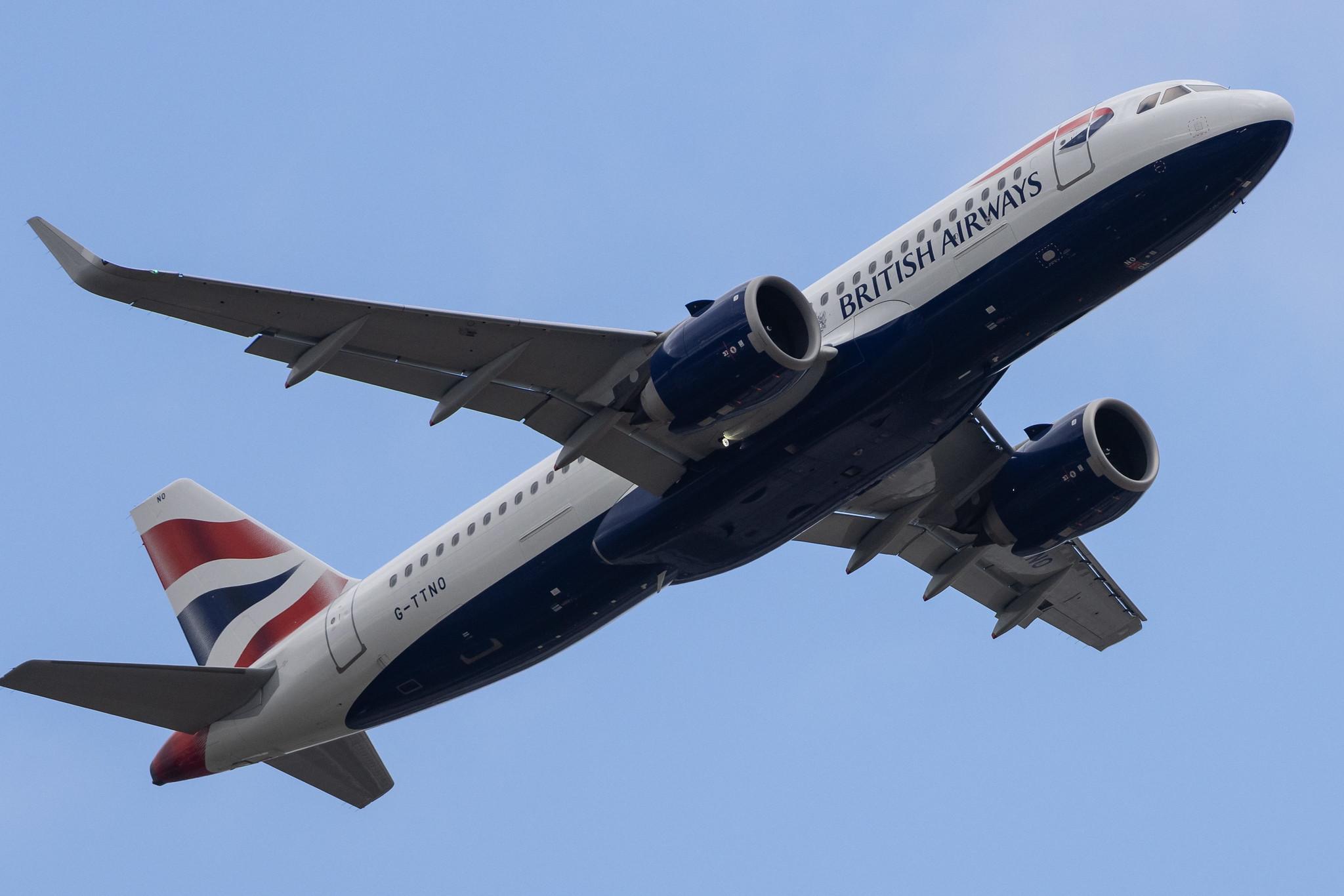London Heathrow: British Airways (BA / BAW) |  Airbus A320-251N A20N | G-TTNO | MSN 10388