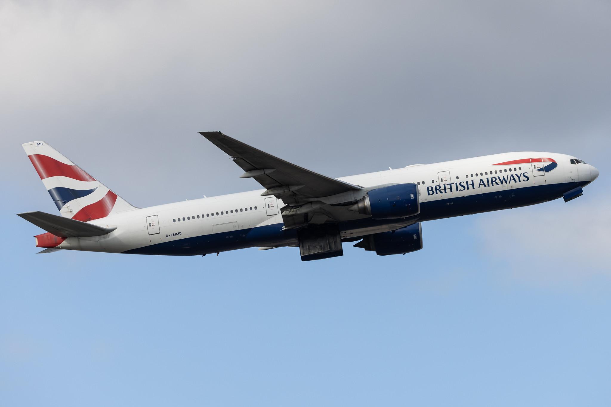London Heathrow: British Airways (BA / BAW) |  Boeing 777-236(ER) B772 | G-YMMD | MSN 30305