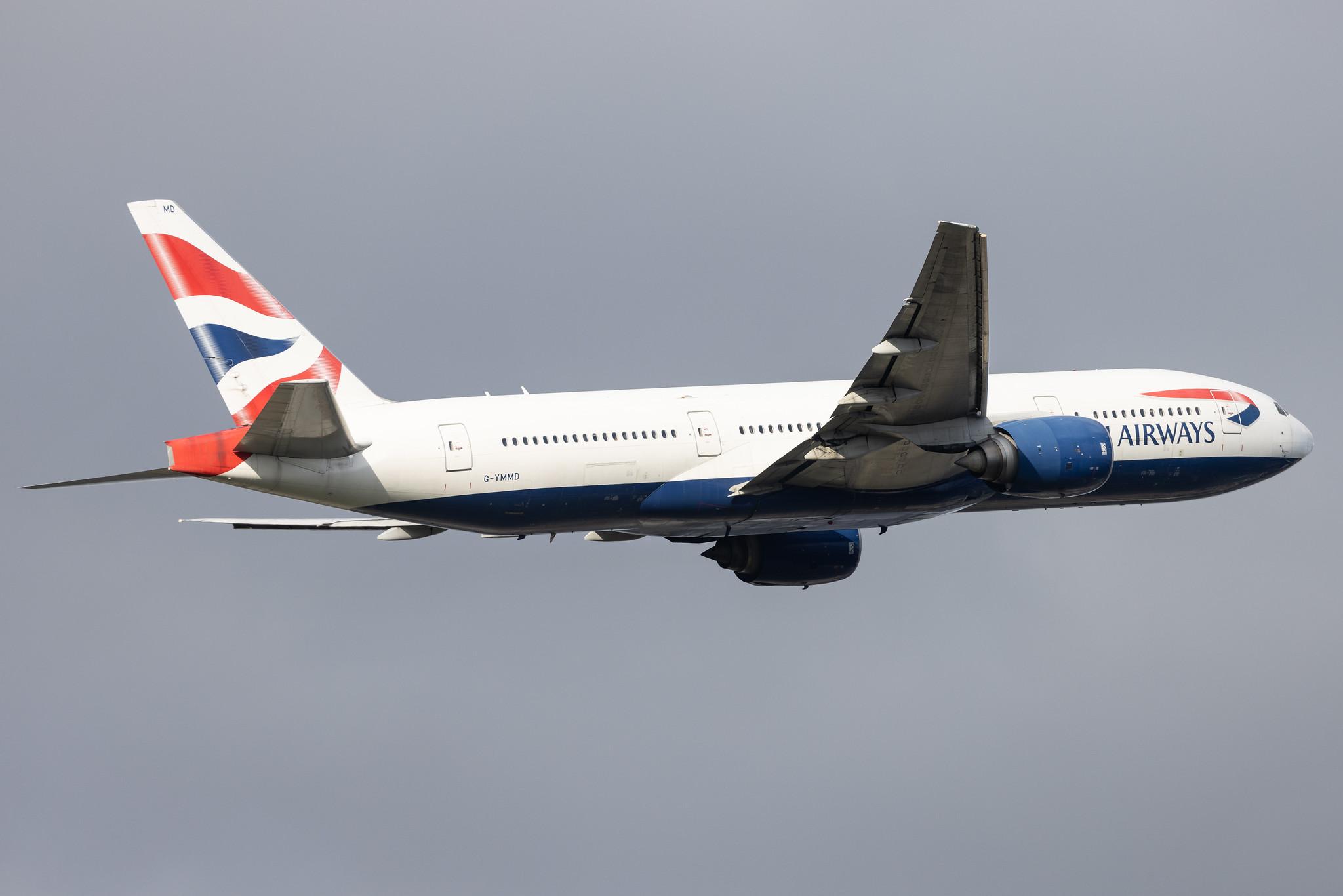 London Heathrow: British Airways (BA / BAW) |  Boeing 777-236(ER) B772 | G-YMMD | MSN 30305