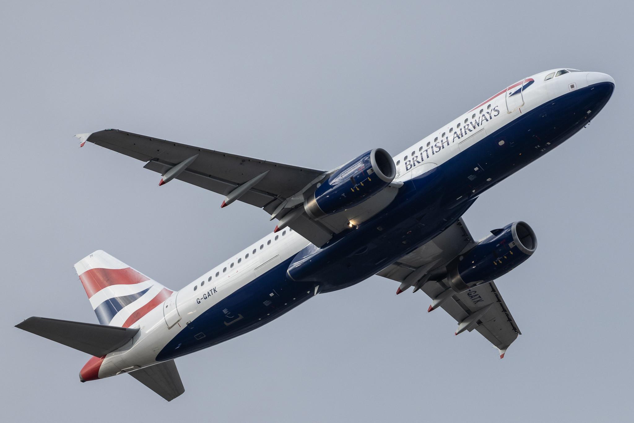 London Heathrow: British Airways (BA / BAW) |  Airbus A320-232 A320 | G-GATK | MSN 1902