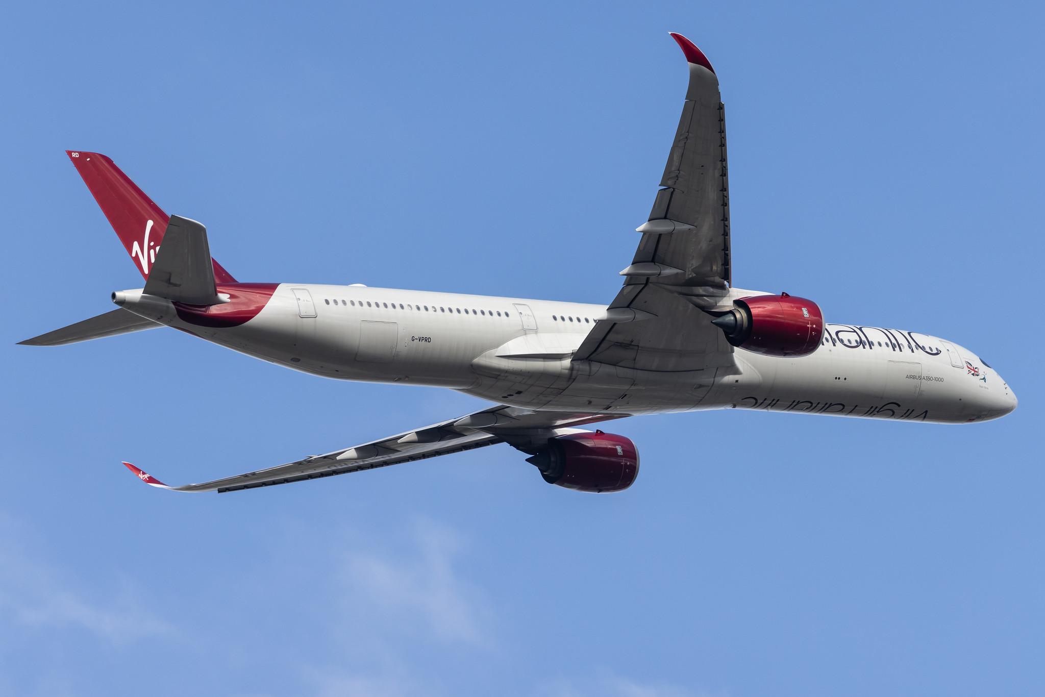 London Heathrow: Virgin Atlantic (VS / VIR) |  Airbus A350-1041 A35K | G-VPRD | MSN 319