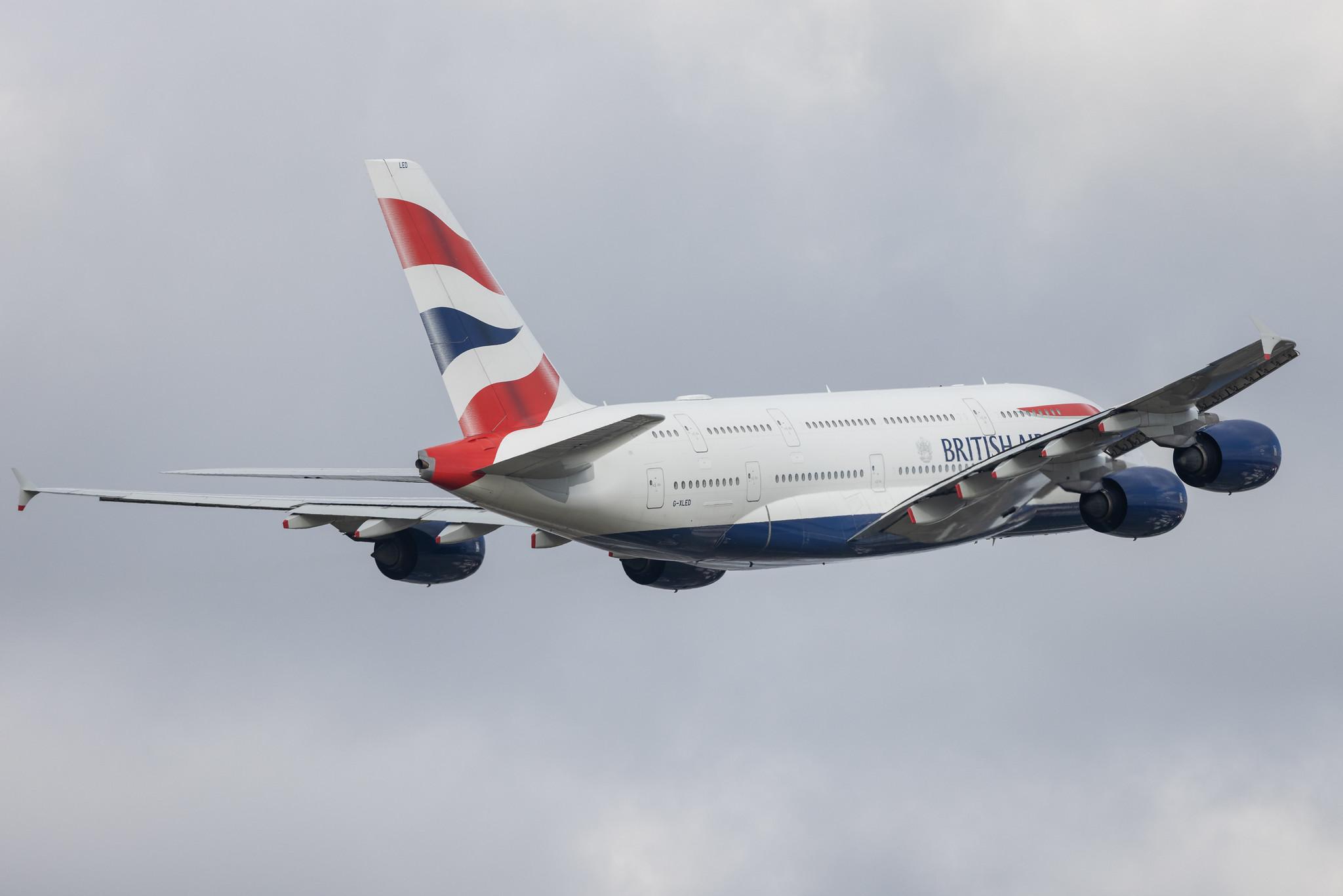 London Heathrow: British Airways (BA / BAW) |  Airbus A380-841 A388 | G-XLED | MSN 144