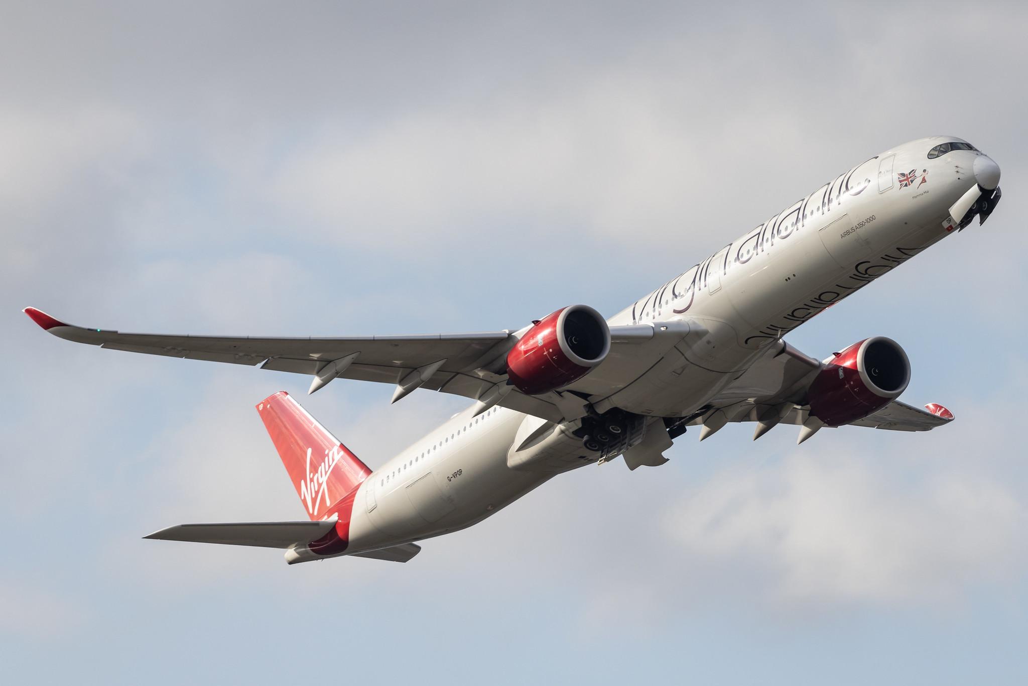 London Heathrow: Virgin Atlantic (VS / VIR) |  Airbus A350-1041 A35K | G-VPOP | MSN 298