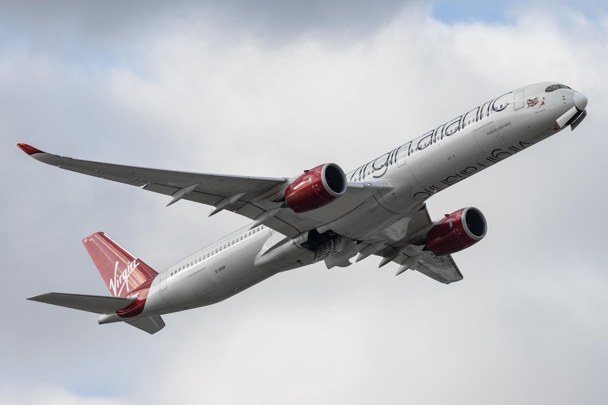 London Heathrow: Virgin Atlantic (VS / VIR) |  Airbus A350-1041 A35K | G-VPOP | MSN 298