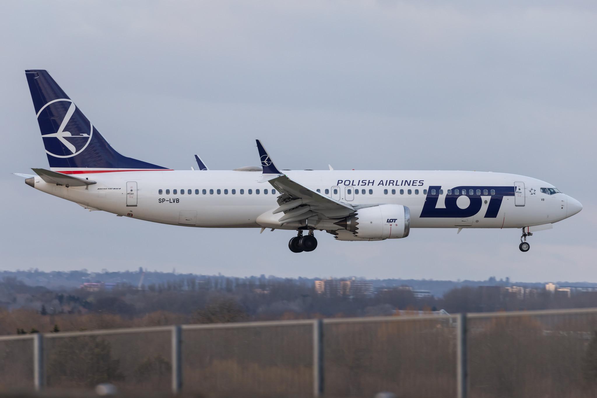 London Heathrow: LOT (LO / LOT) |  Boeing 737 MAX 8 B38M | SP-LVB | MSN 64068