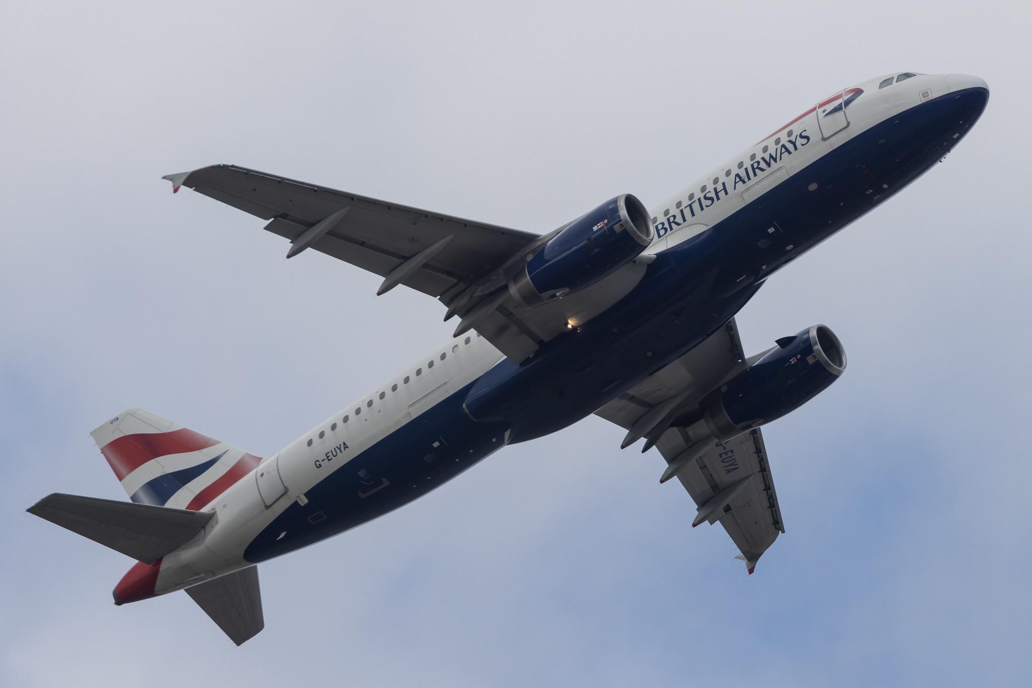 London Heathrow: British Airways (BA / BAW) |  Airbus A320-232 A320 | G-EUYA | MSN 3697