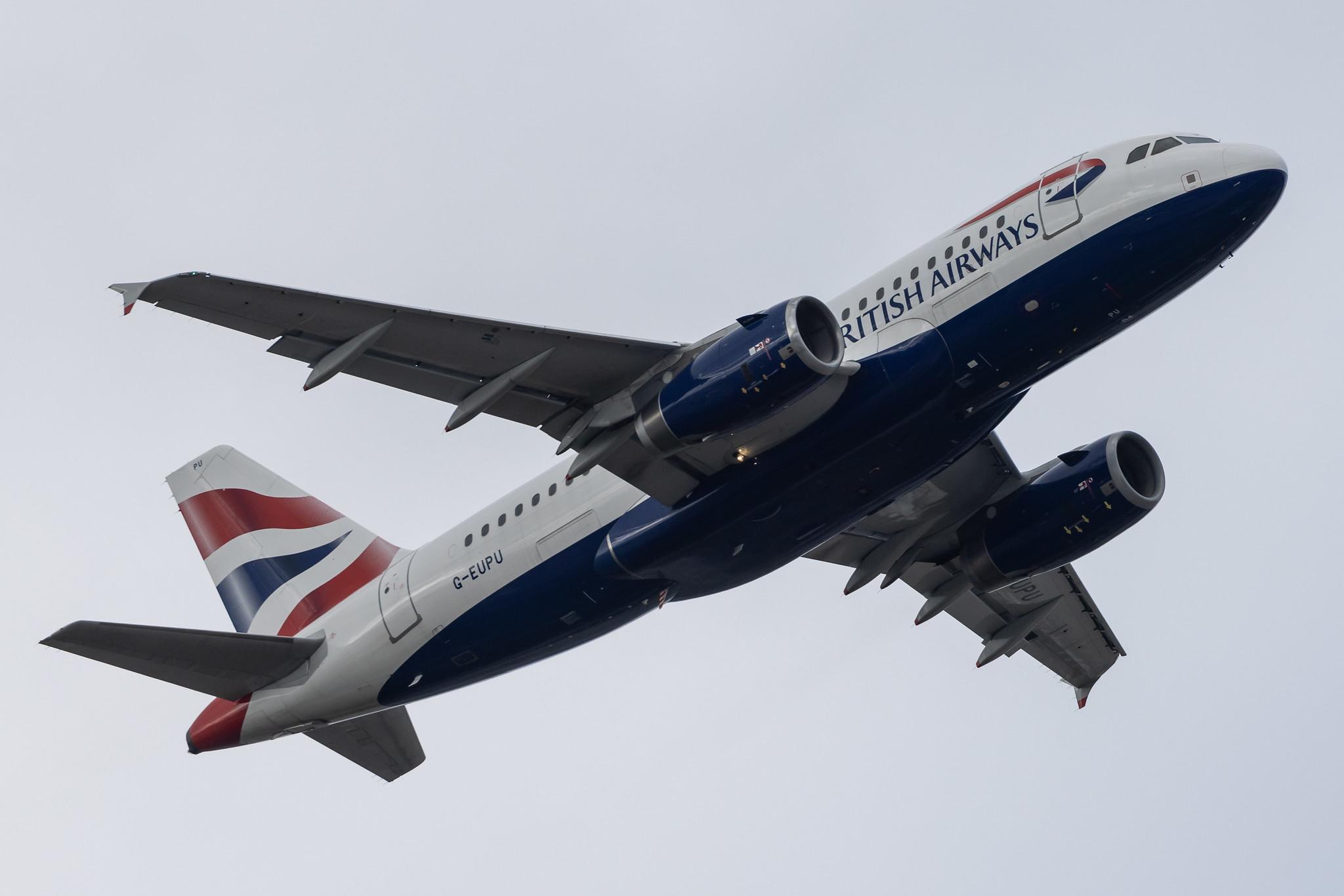 London Heathrow: British Airways (BA / BAW) |  Airbus A319-131 A319 | G-EUPU | MSN 1384