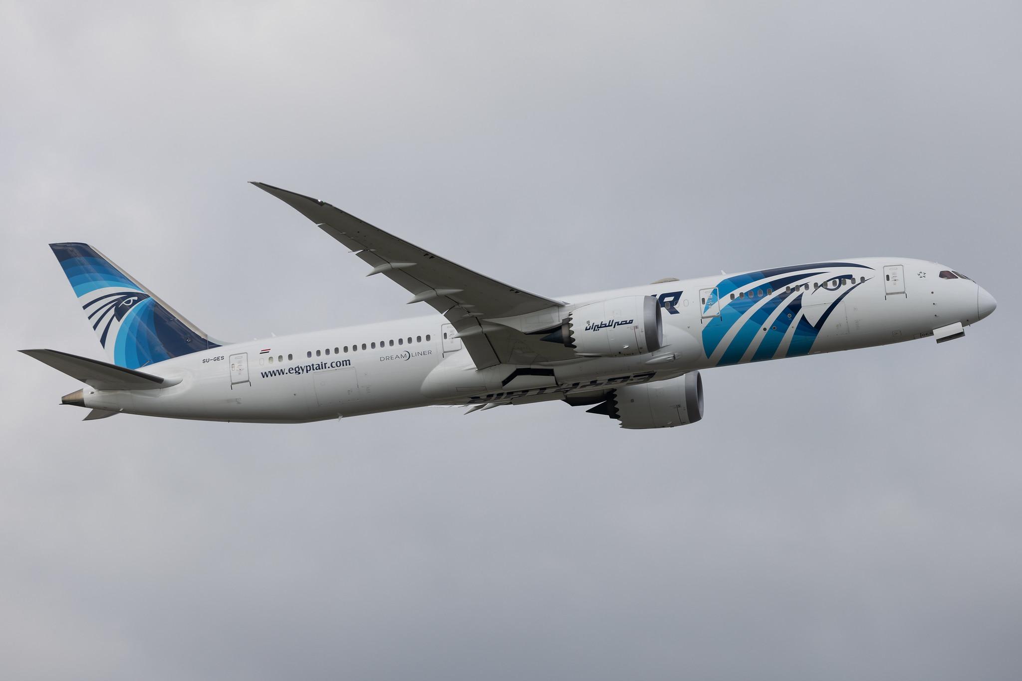 London Heathrow: EgyptAir (MS / MSR) |  Boeing 787-9 Dreamliner B789 | SU-GES | MSN 38799