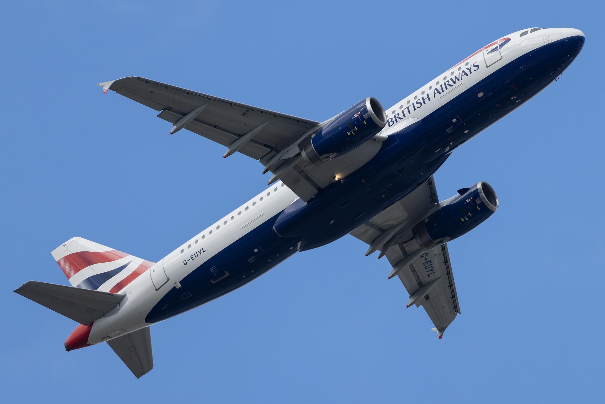 London Heathrow: British Airways (BA / BAW) |  Airbus A320-232 A320 | G-EUYL | MSN 4725