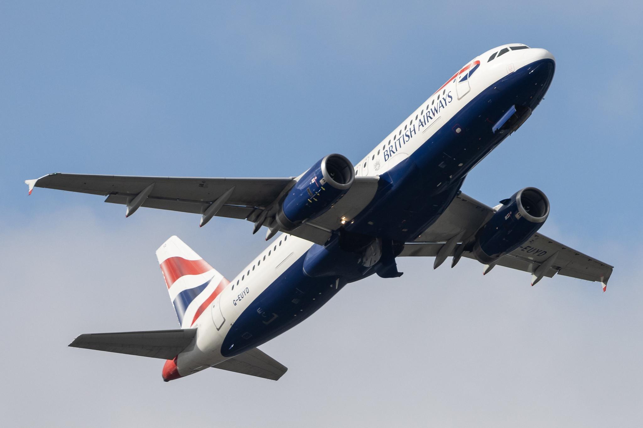 London Heathrow: British Airways (BA / BAW) |  Airbus A320-232 A320 | G-EUYD | MSN 3726