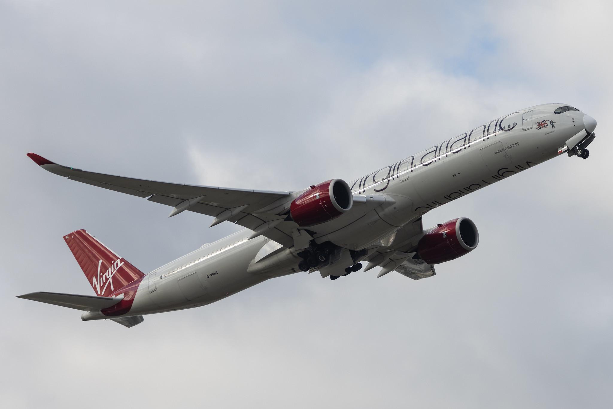 London Heathrow: Virgin Atlantic (VS / VIR) |  Airbus A350-1041 A35K | G-VRNB | MSN 415