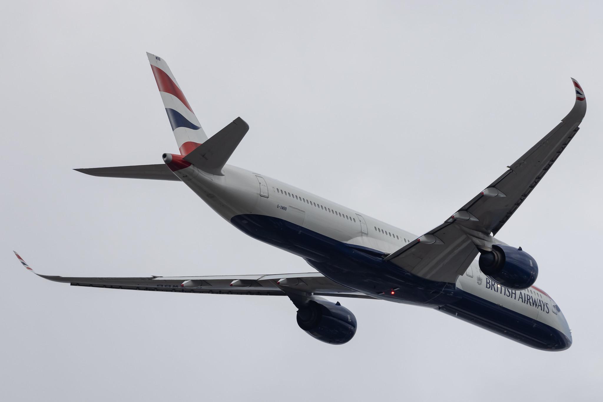 London Heathrow: British Airways (BA / BAW) |  Airbus A350-1041 A35K | G-XWBB | MSN 340