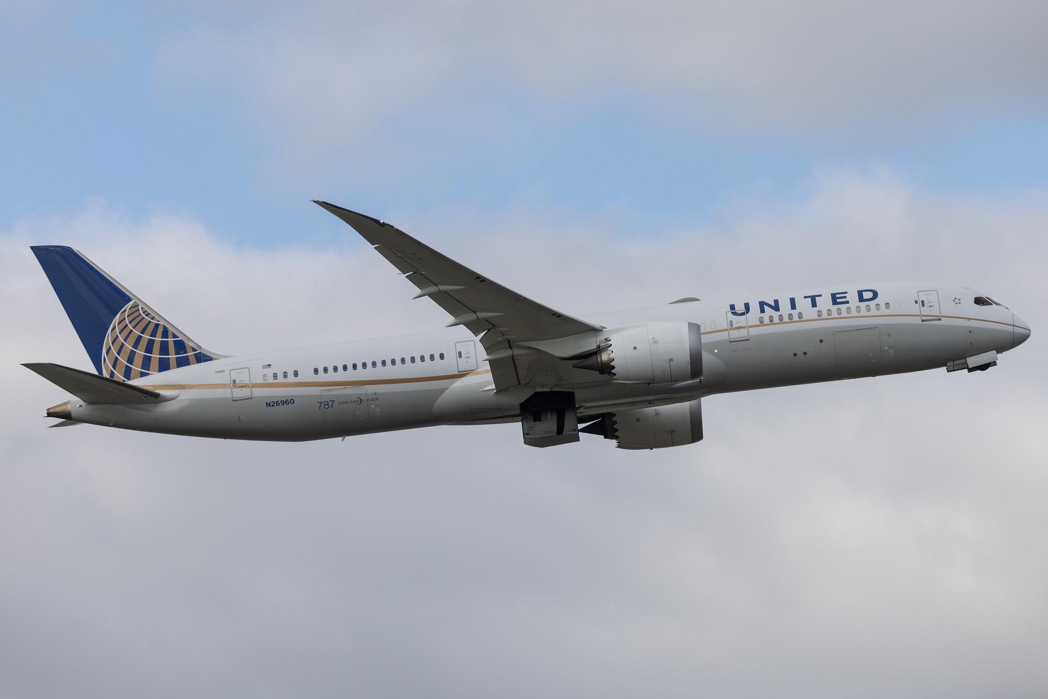London Heathrow: United Airlines (UA / UAL) |  Boeing 787-9 Dreamliner B789 | N26960 | MSN 36408