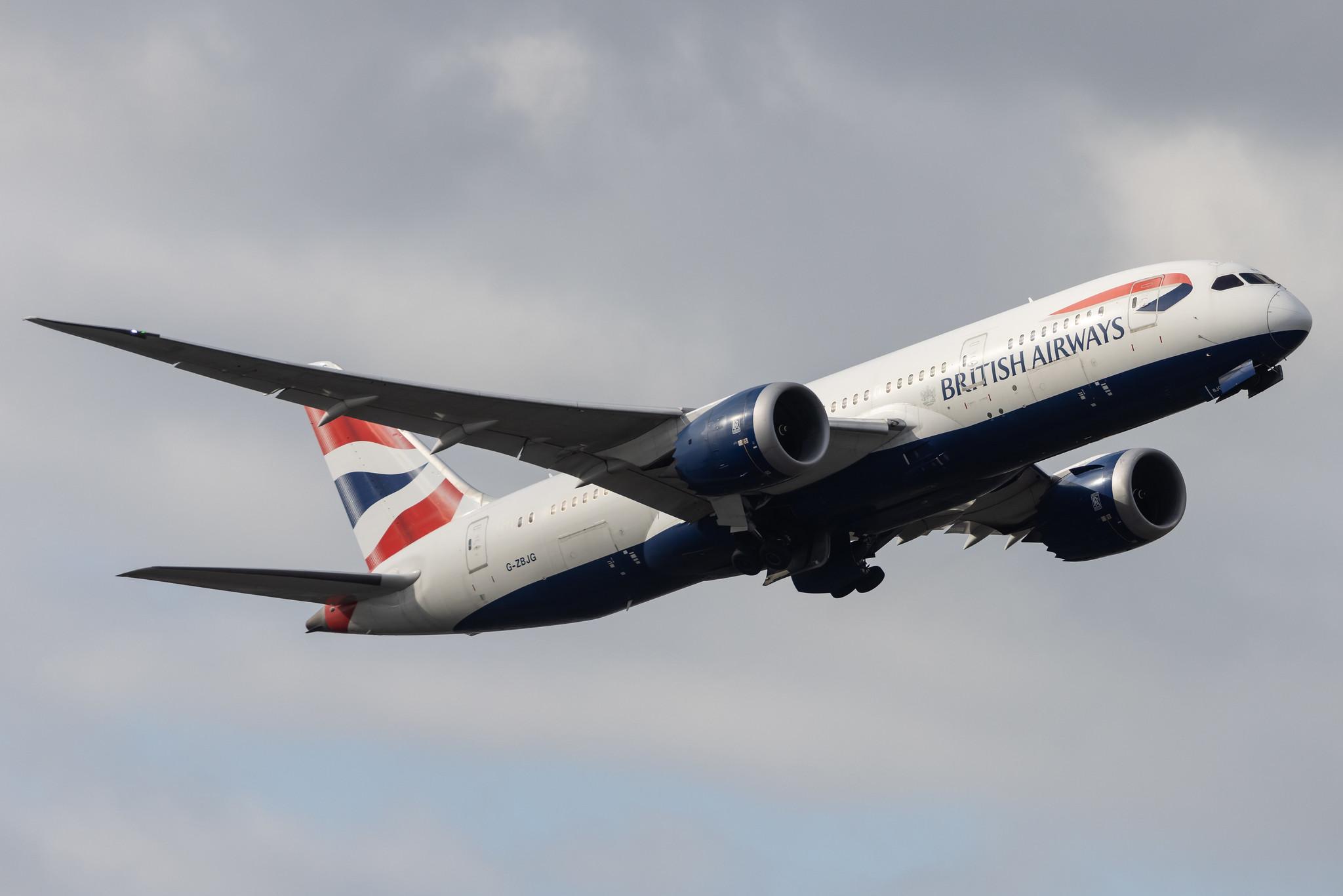 London Heathrow: British Airways (BA / BAW) |  Boeing 787-8 Dreamliner B788 | G-ZBJG | MSN 38614